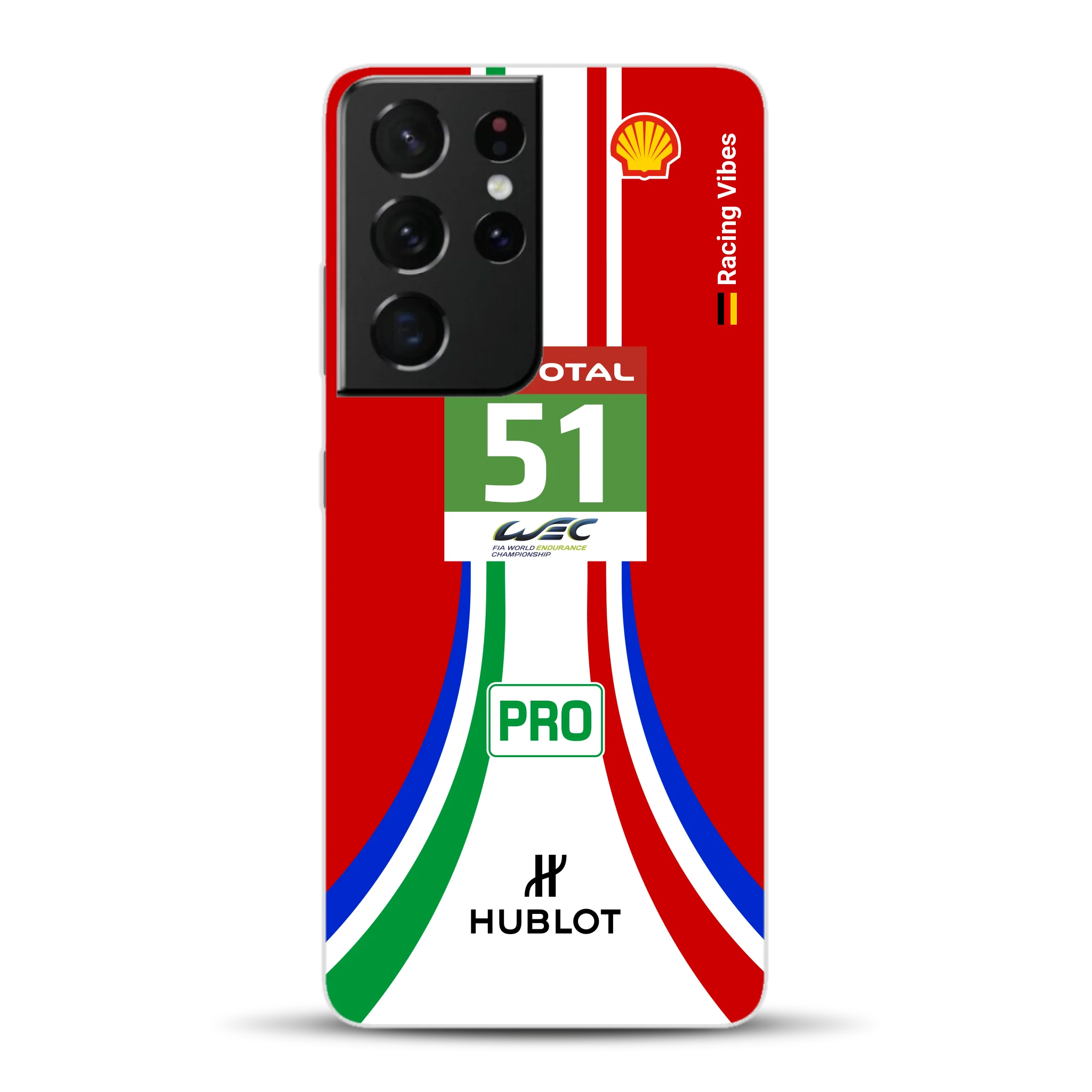 488 GTE LM Livery - Custodia per cellulare personalizzata per Samsung