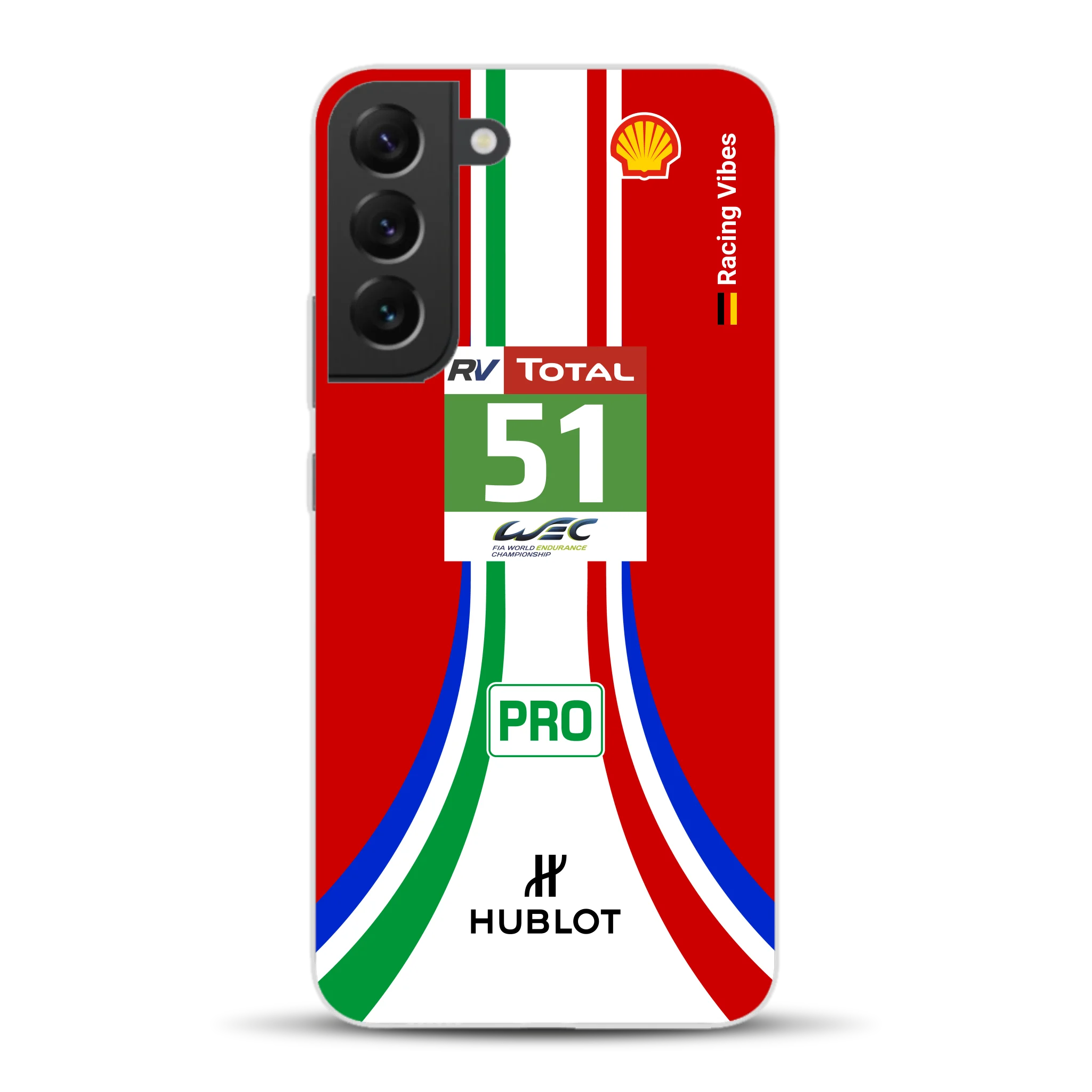 488 GTE LM Livery - Custodia per cellulare personalizzata per Samsung