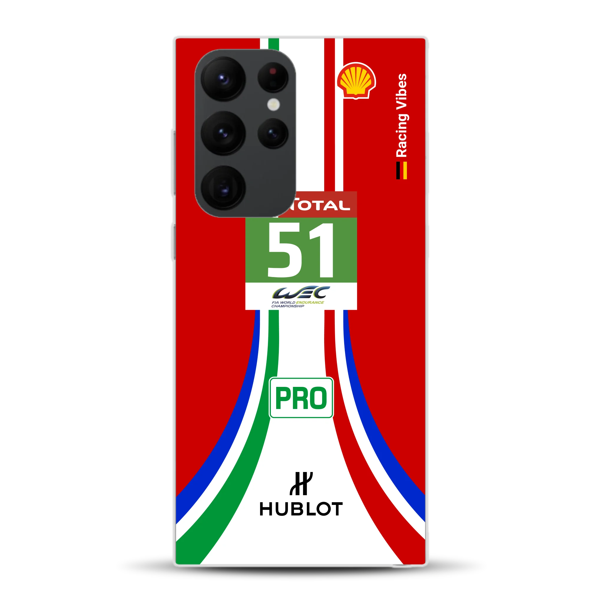 488 GTE LM Livery - Custodia per cellulare personalizzata per Samsung