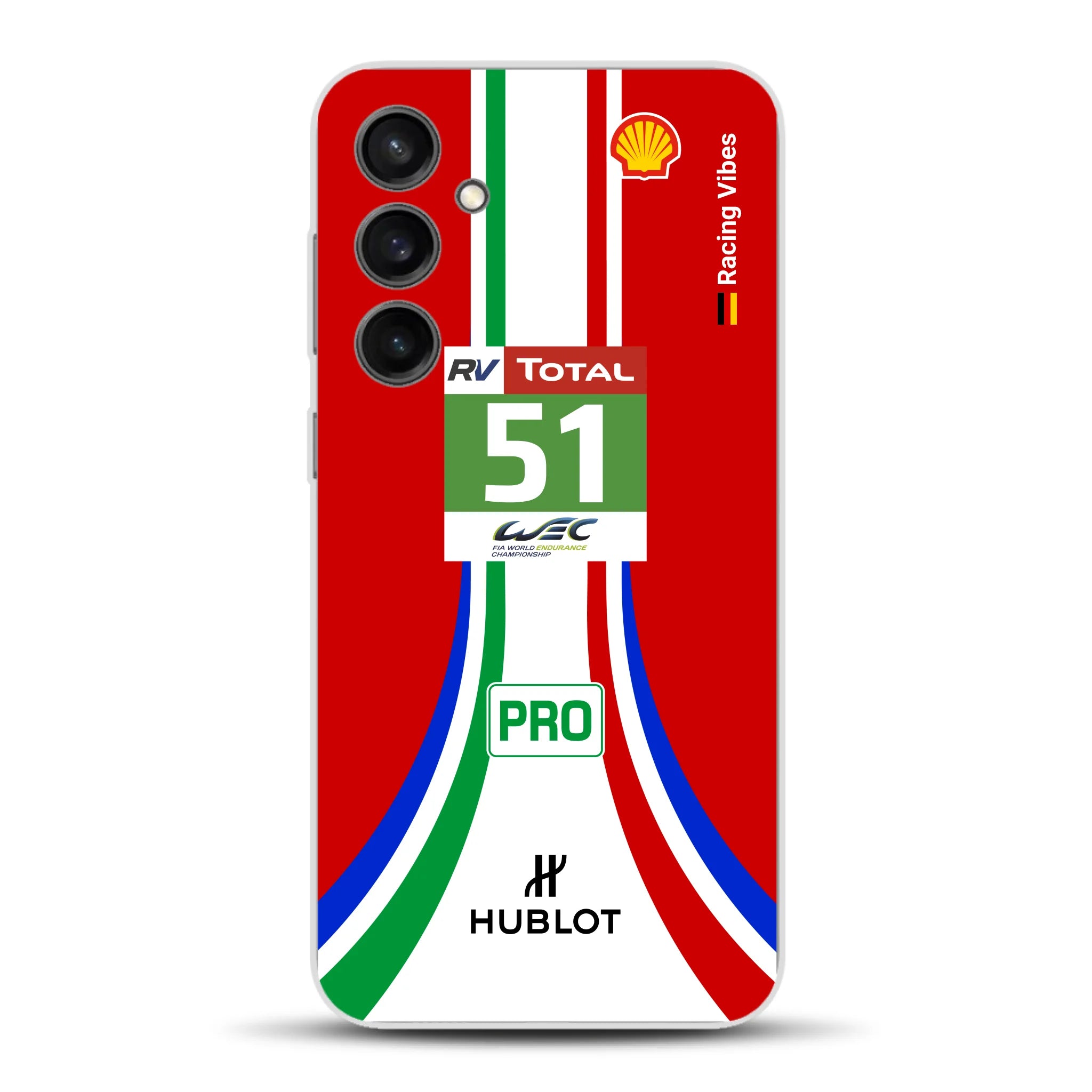488 GTE LM Livery - Custodia per cellulare personalizzata per Samsung