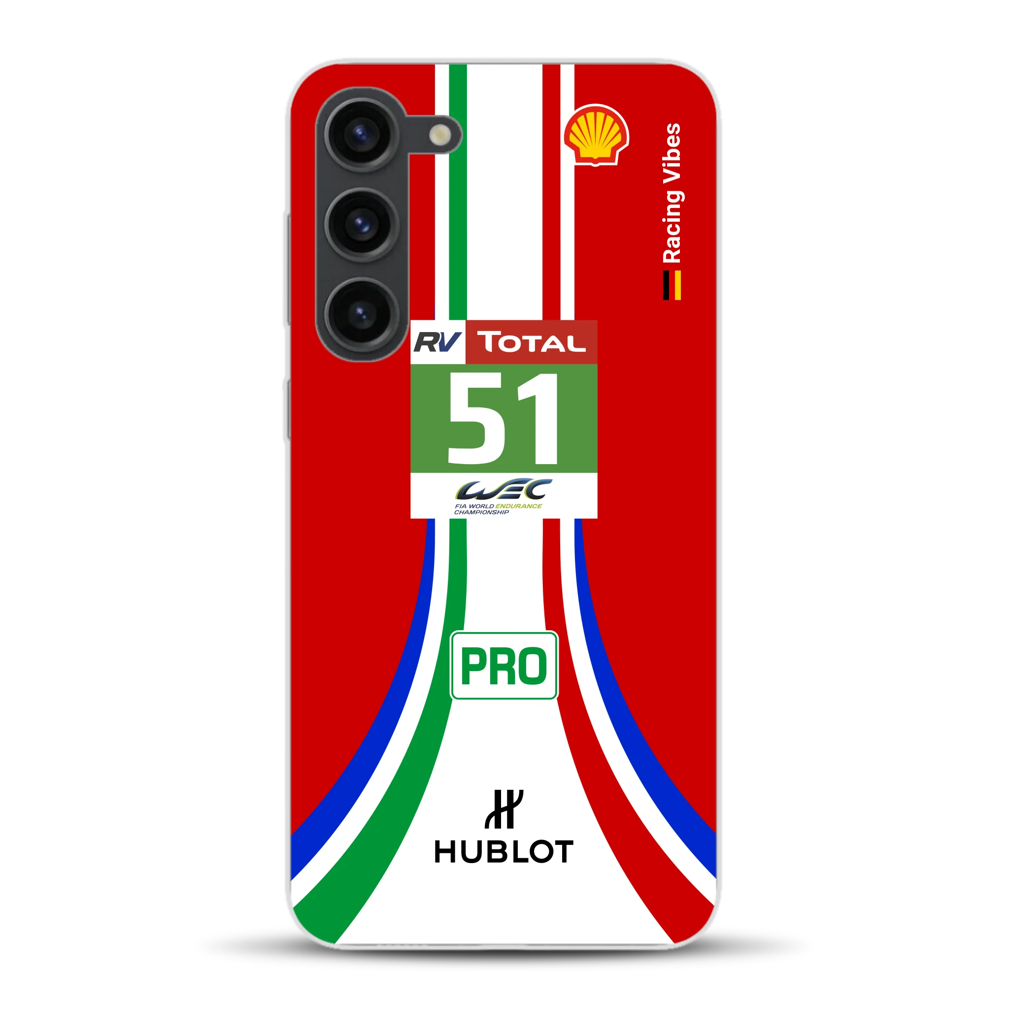 488 GTE LM Livery - Custodia per cellulare personalizzata per Samsung
