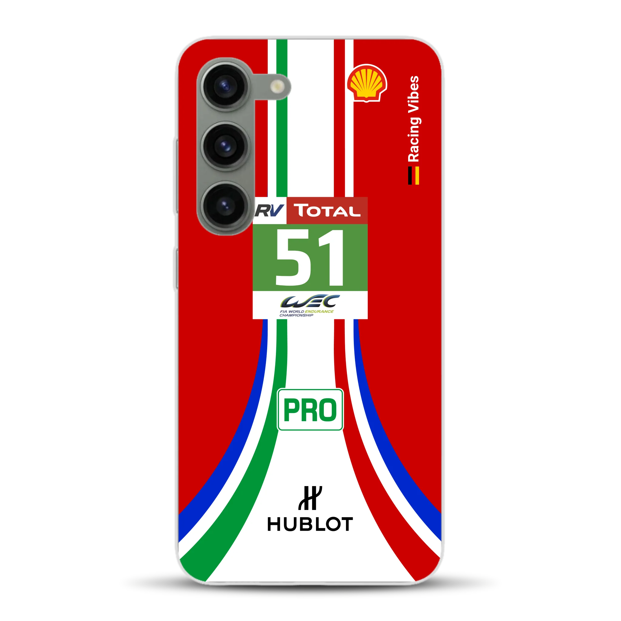 488 GTE LM Livery - Custodia per cellulare personalizzata per Samsung