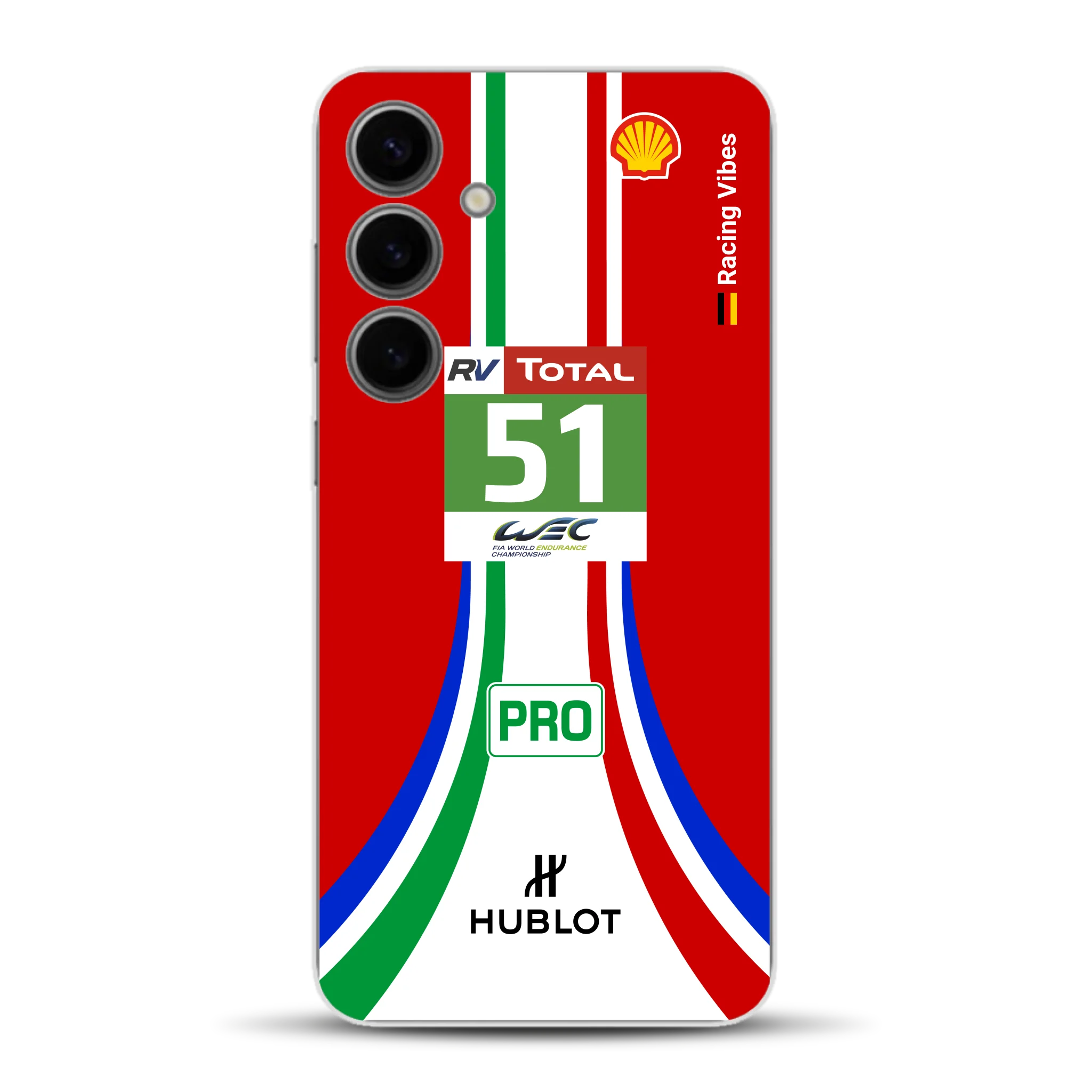 488 GTE LM Livery - Custodia per cellulare personalizzata per Samsung