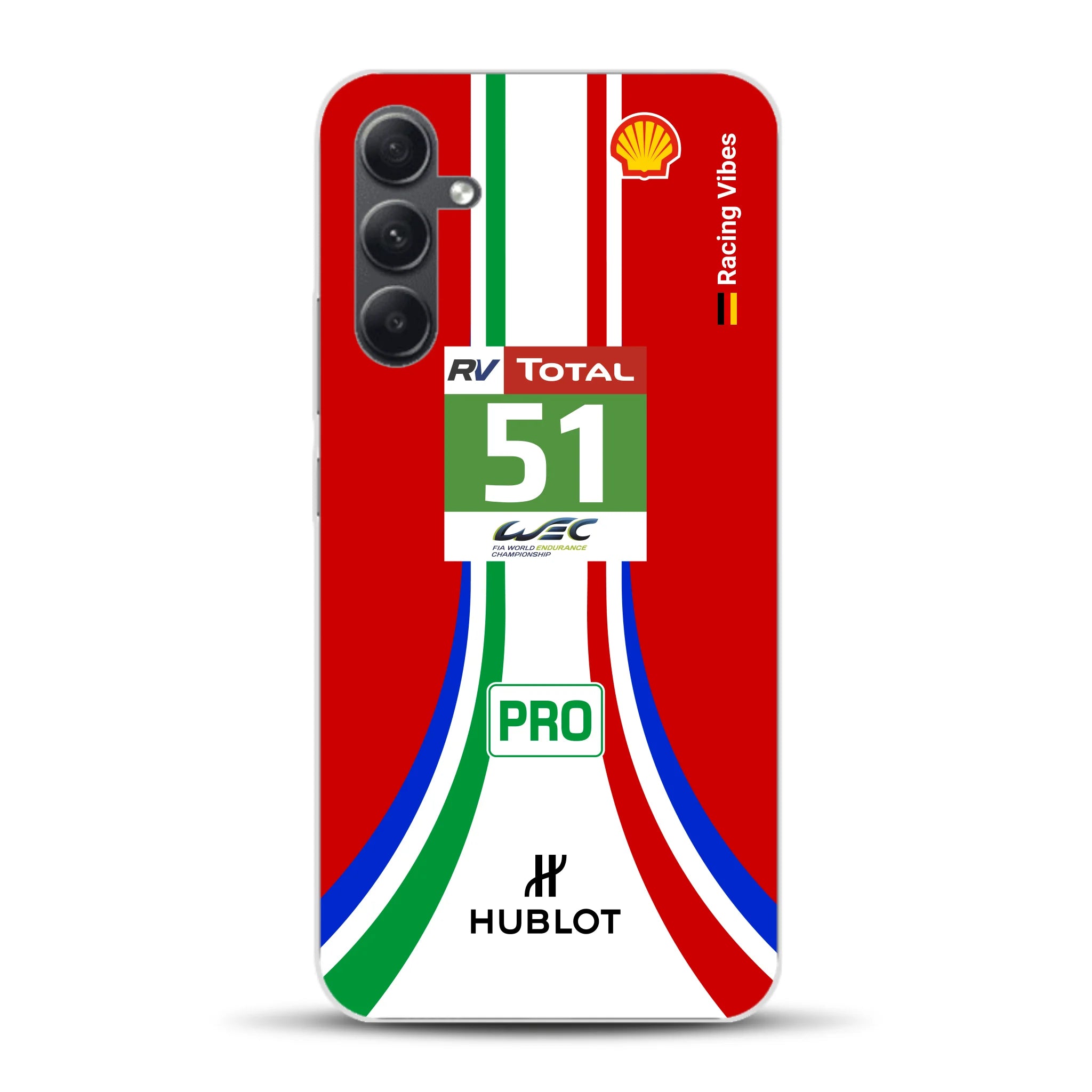 488 GTE LM Livery - Custodia per cellulare personalizzata per Samsung