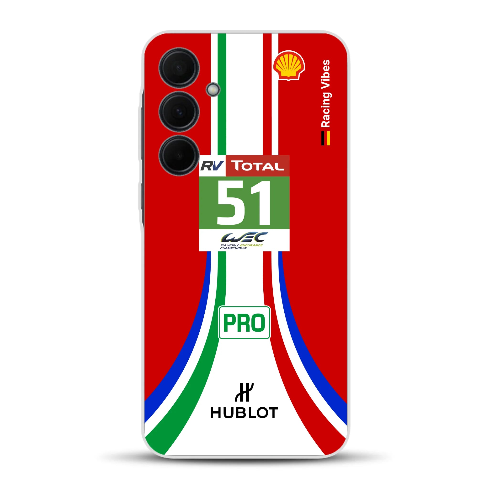 488 GTE LM Livery - Custodia per cellulare personalizzata per Samsung