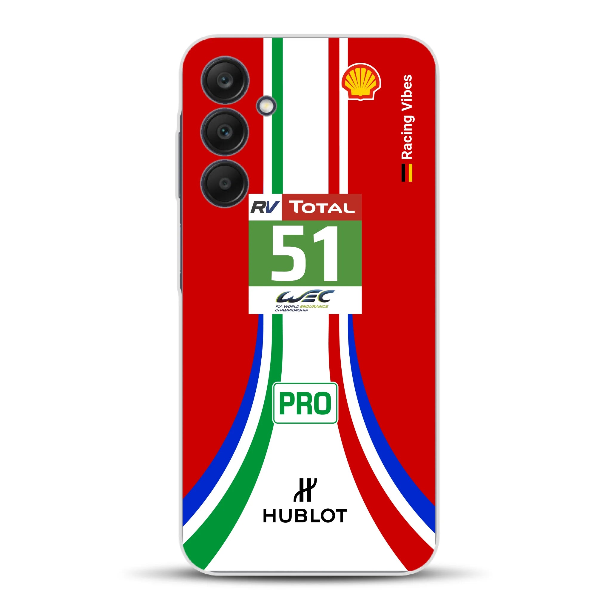 488 GTE LM Livery - Custodia per cellulare personalizzata per Samsung