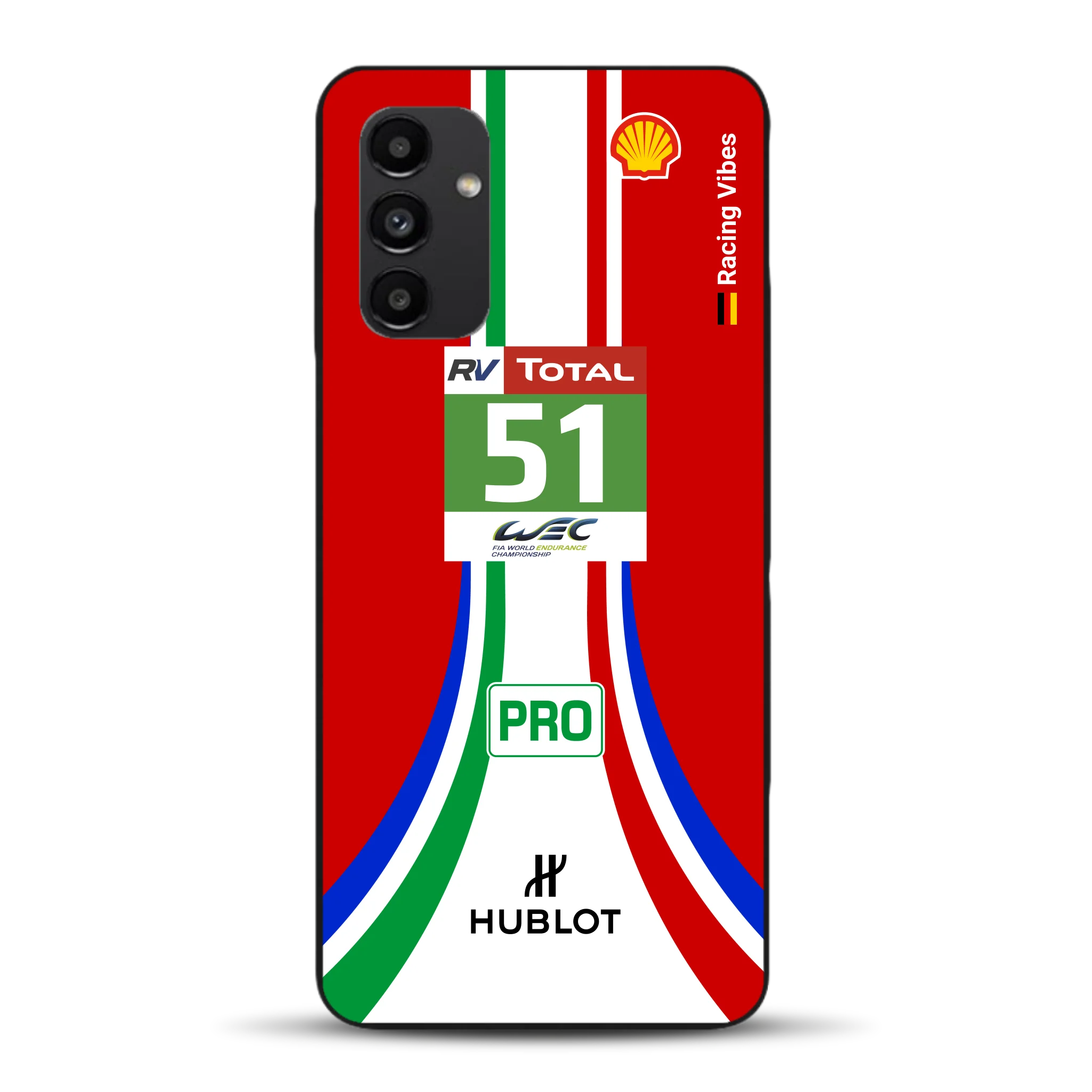 488 GTE LM Livery - Custodia per cellulare personalizzata per Samsung