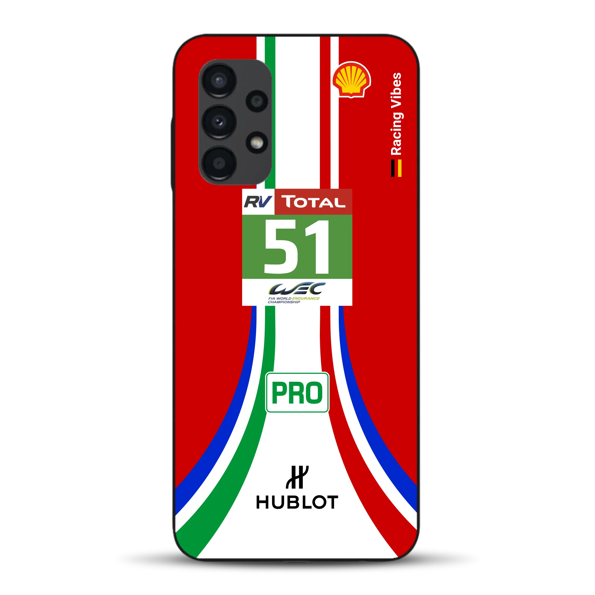 488 GTE LM Livery - Custodia per cellulare personalizzata per Samsung