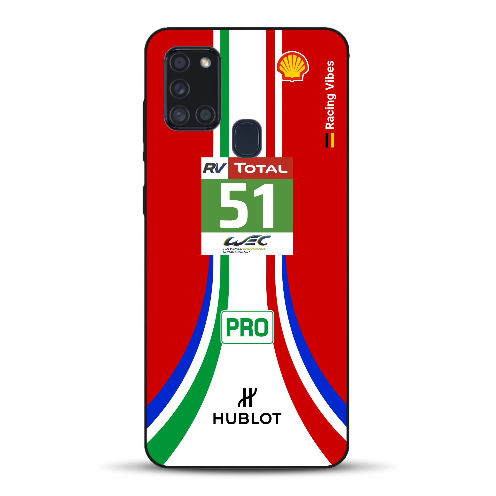 488 GTE LM Livery - Custodia per cellulare personalizzata per Samsung