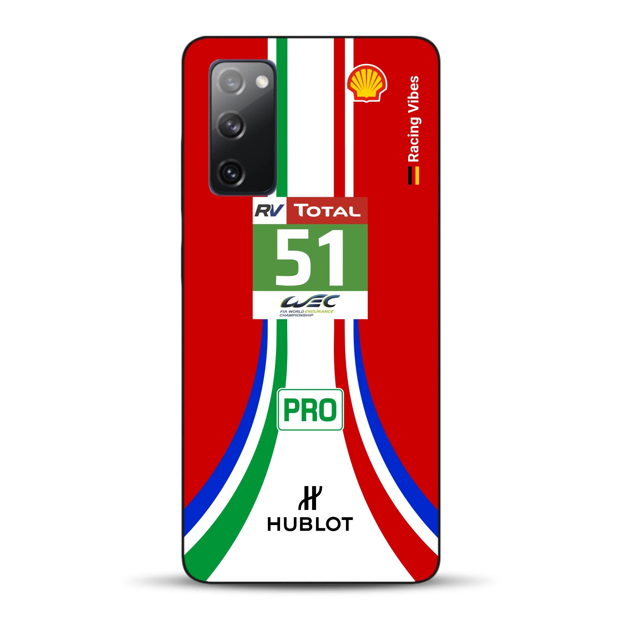 488 GTE LM Livery - Custodia per cellulare personalizzata per Samsung