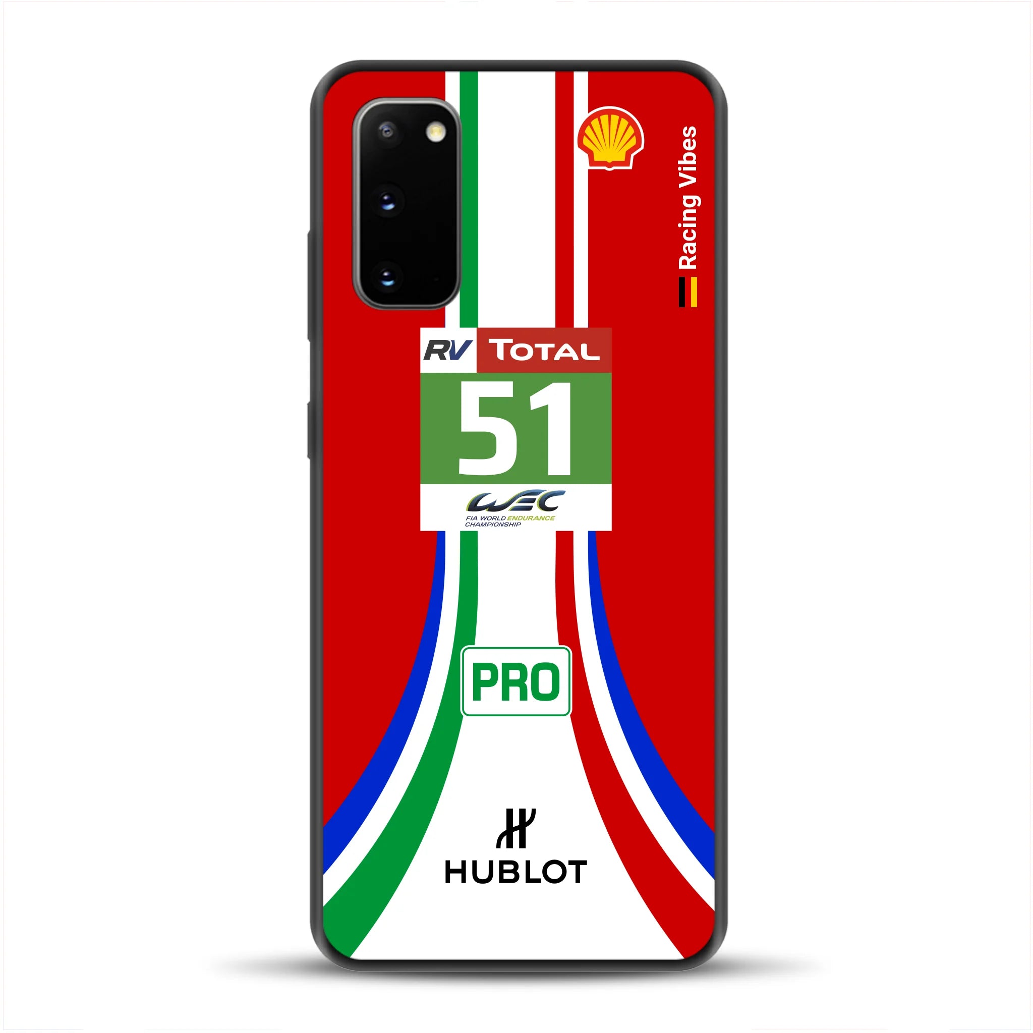 488 GTE LM Livery - Custodia per cellulare personalizzata per Samsung