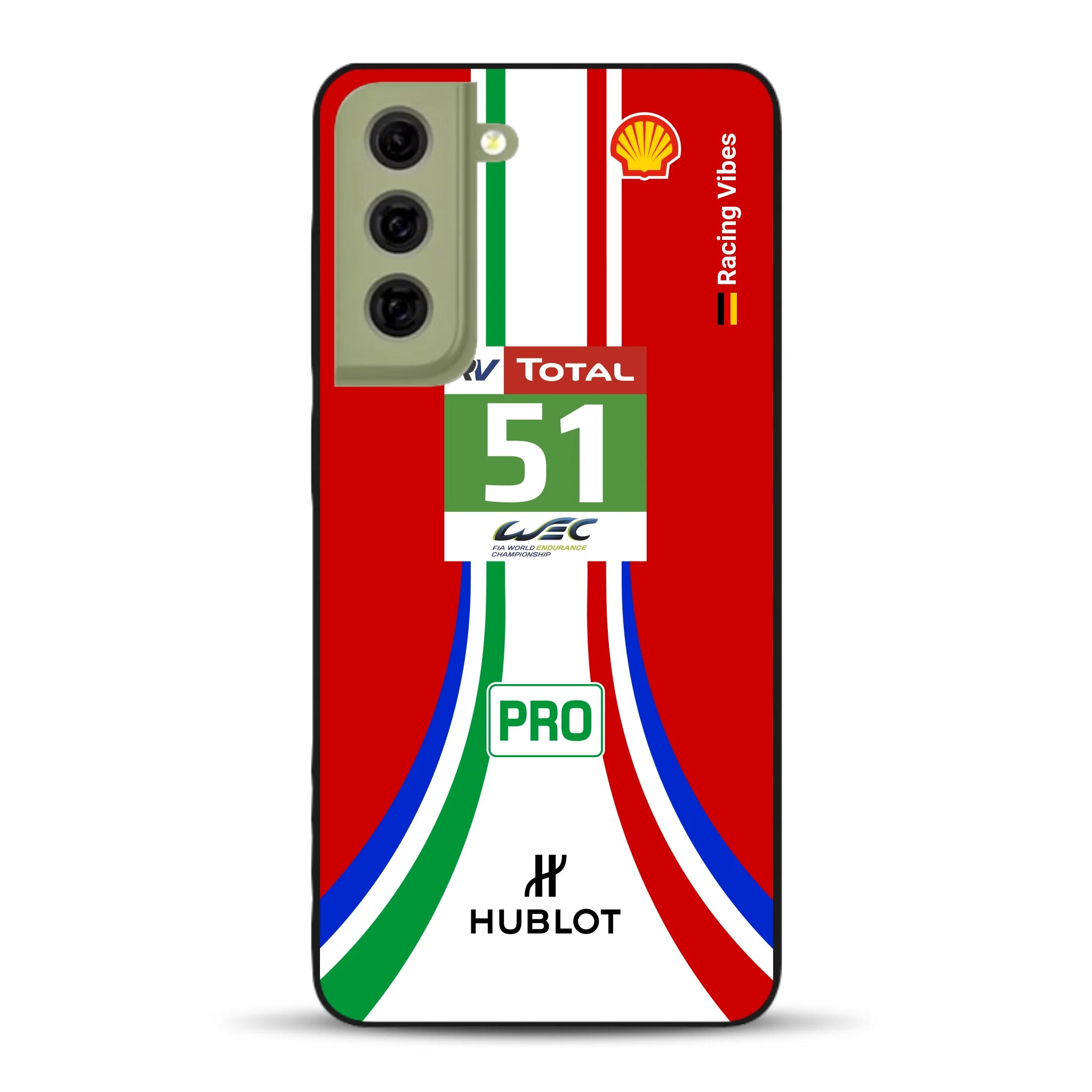 488 GTE LM Livery - Custodia per cellulare personalizzata per Samsung