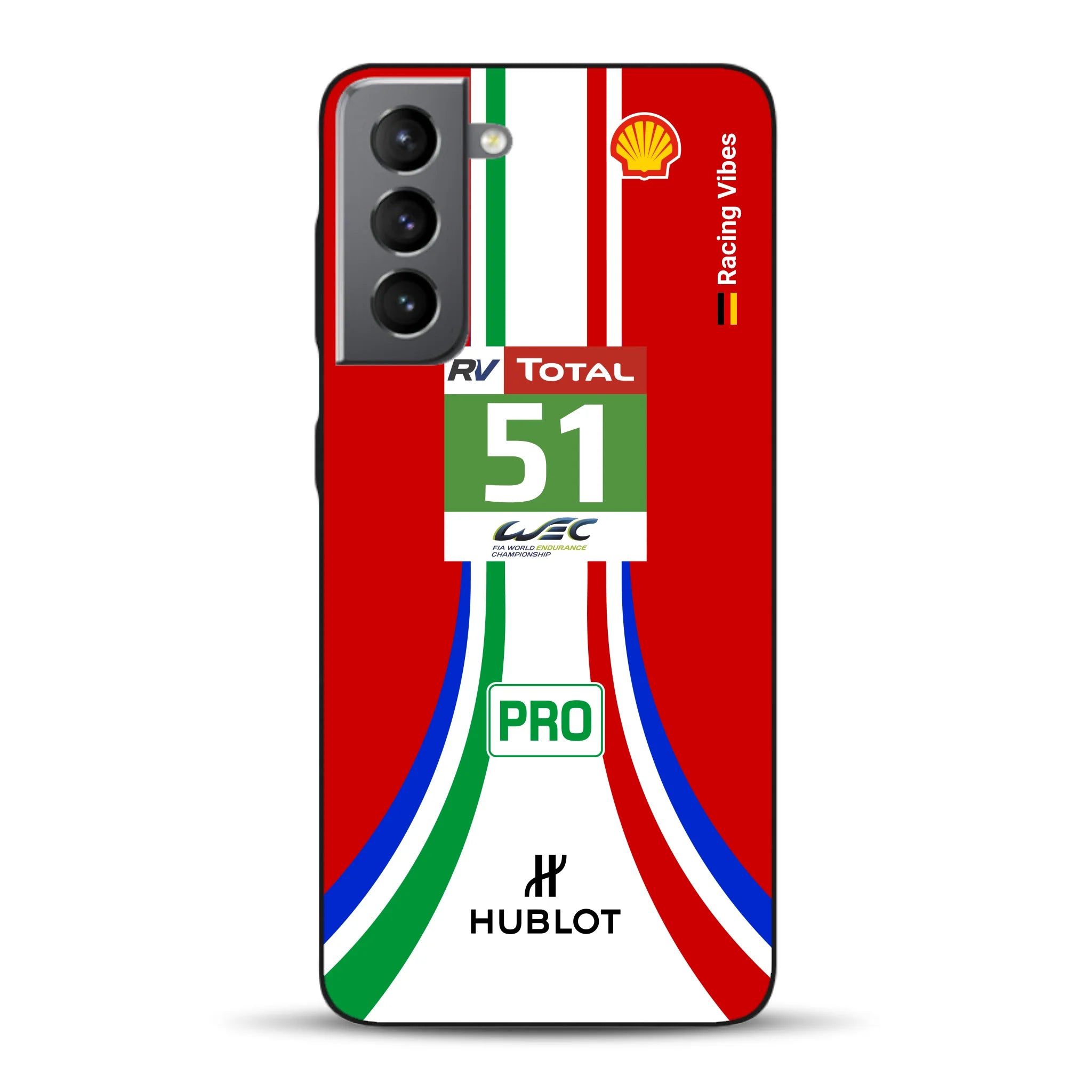 488 GTE LM Livery - Custodia per cellulare personalizzata per Samsung