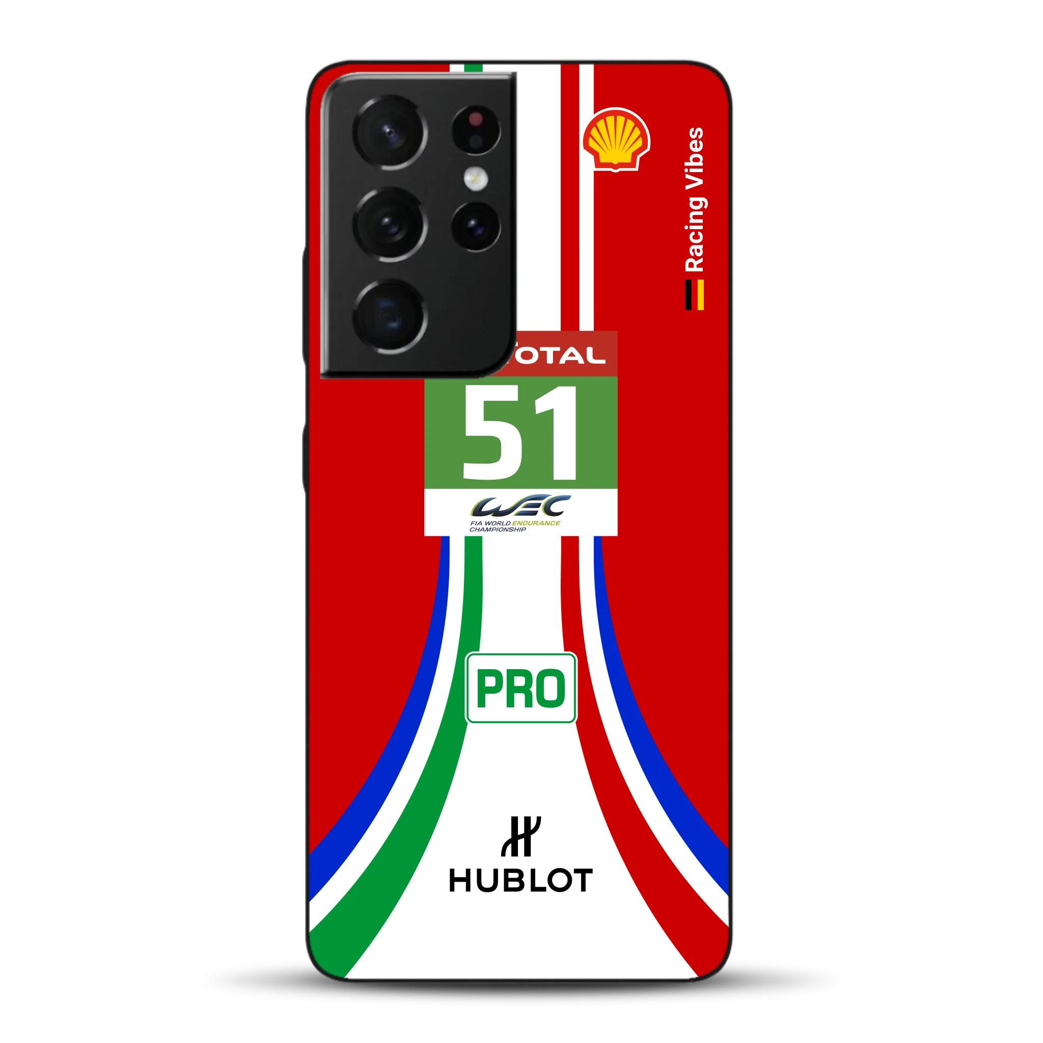 488 GTE LM Livery - Custodia per cellulare personalizzata per Samsung