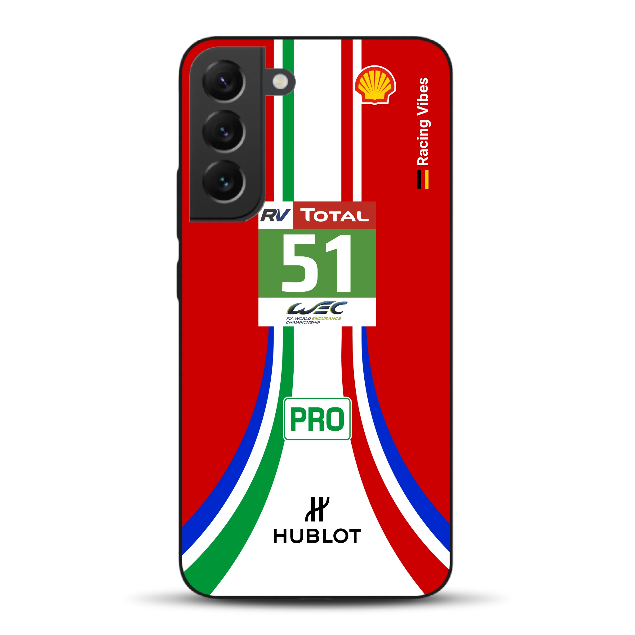 488 GTE LM Livery - Custodia per cellulare personalizzata per Samsung
