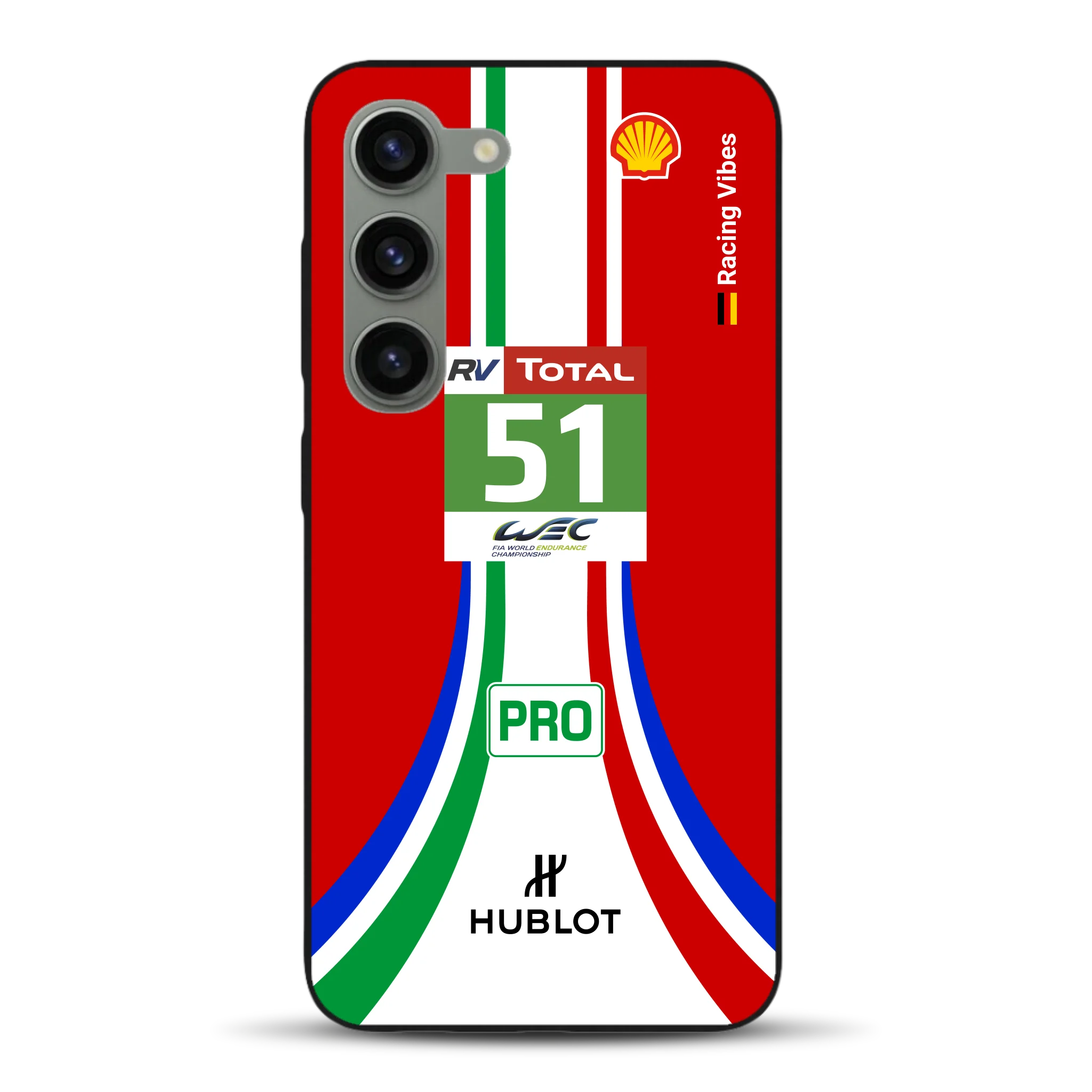 488 GTE LM Livery - Custodia per cellulare personalizzata per Samsung