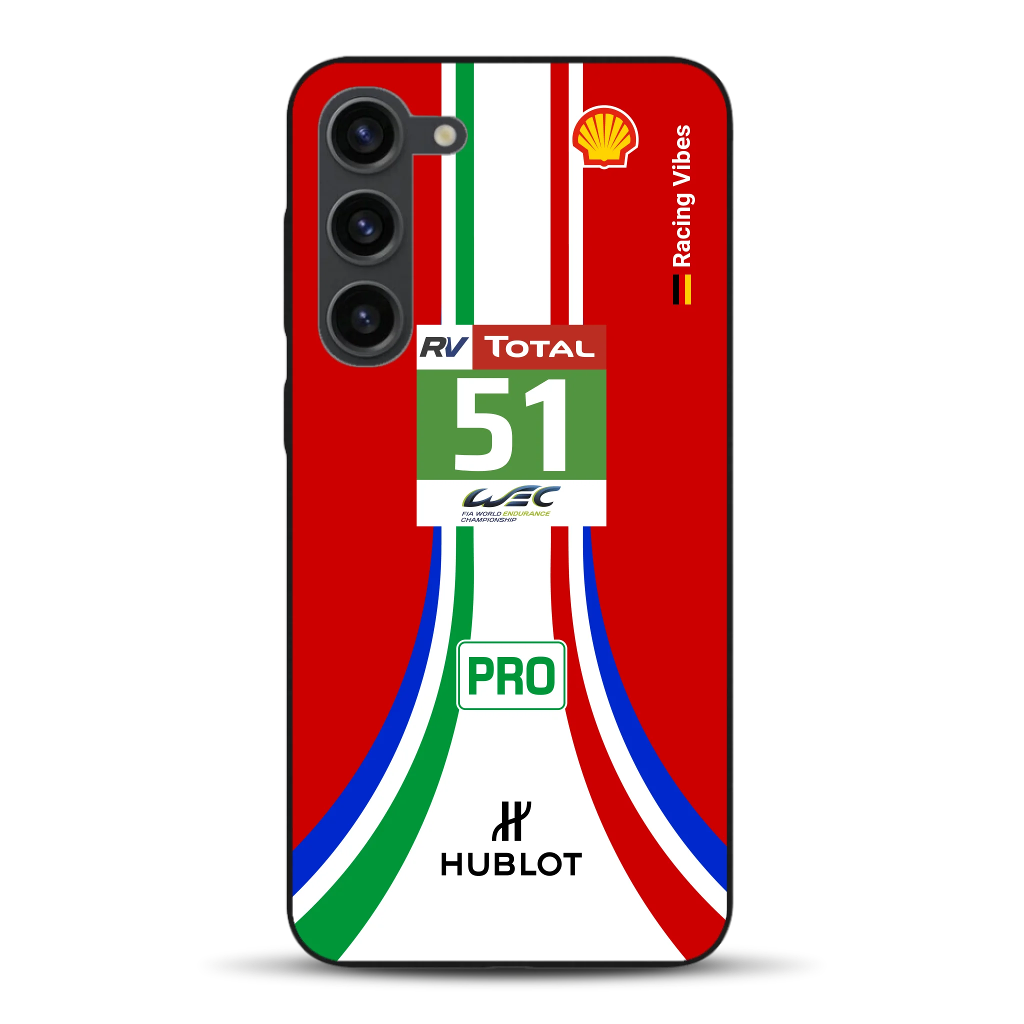 488 GTE LM Livery - Custodia per cellulare personalizzata per Samsung