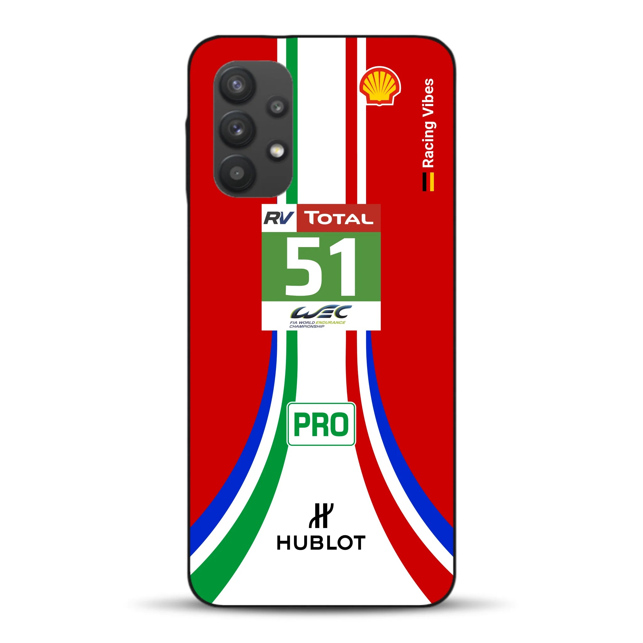 488 GTE LM Livery - Custodia per cellulare personalizzata per Samsung