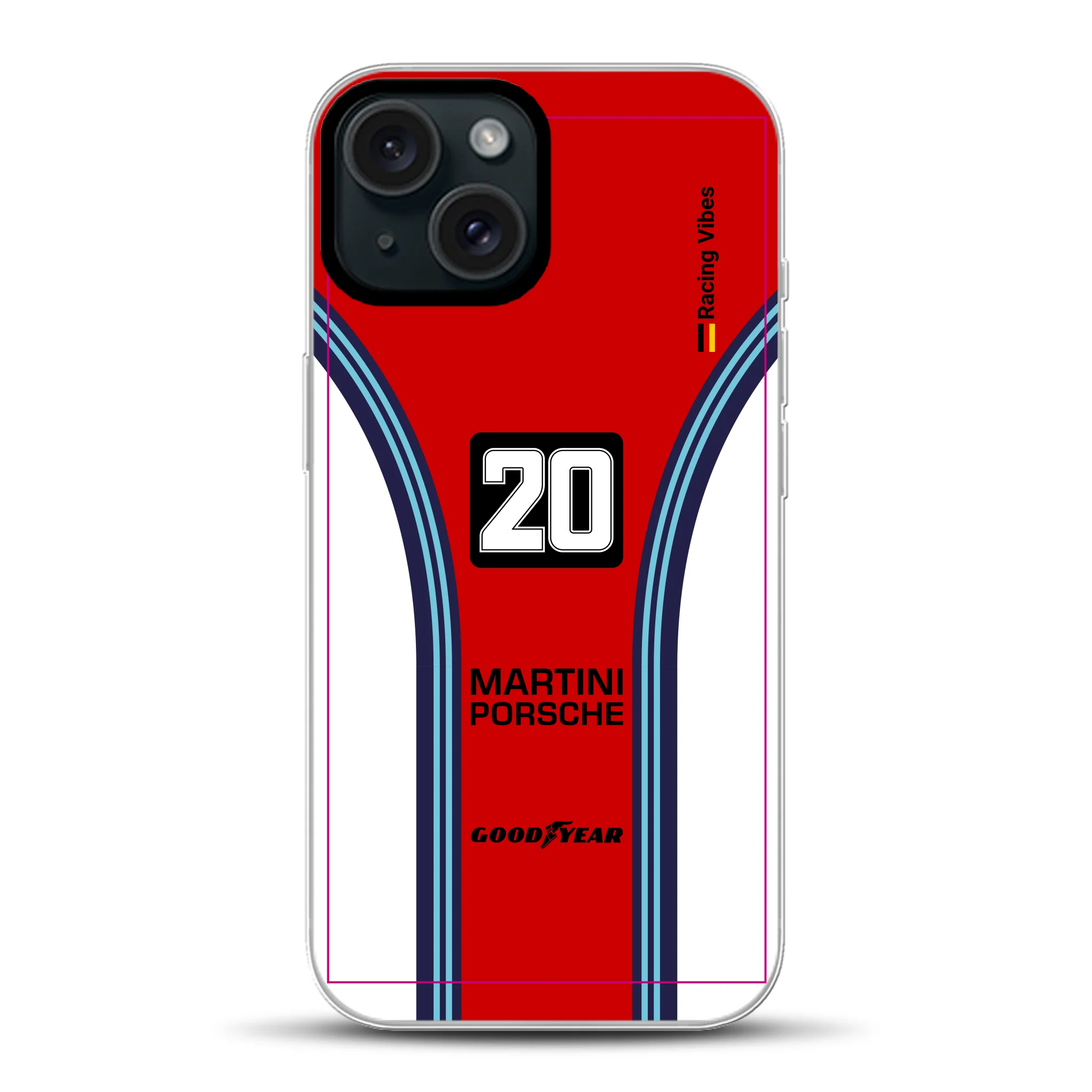936 24h LM Sieger 1976 Livery - Individuelle Handyhülle für iPhone