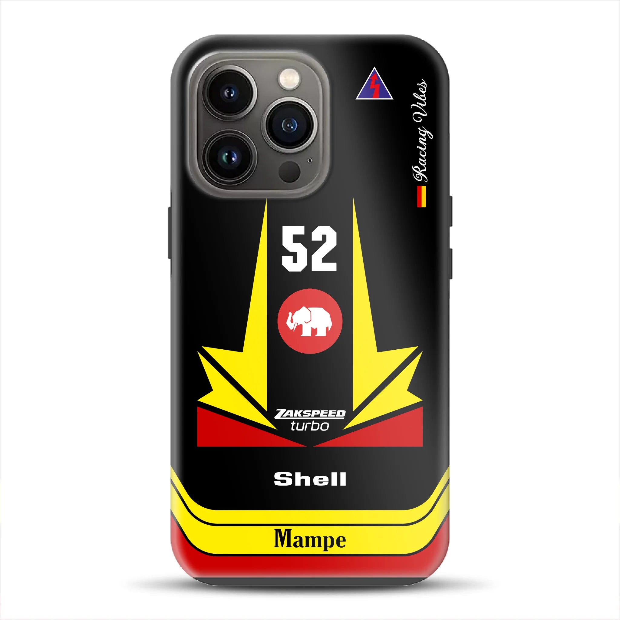 Ford Capri Turbo Gr. 5 DRM 1978 Hans Heyer Livery - Custodia premium personalizzata per iPhone