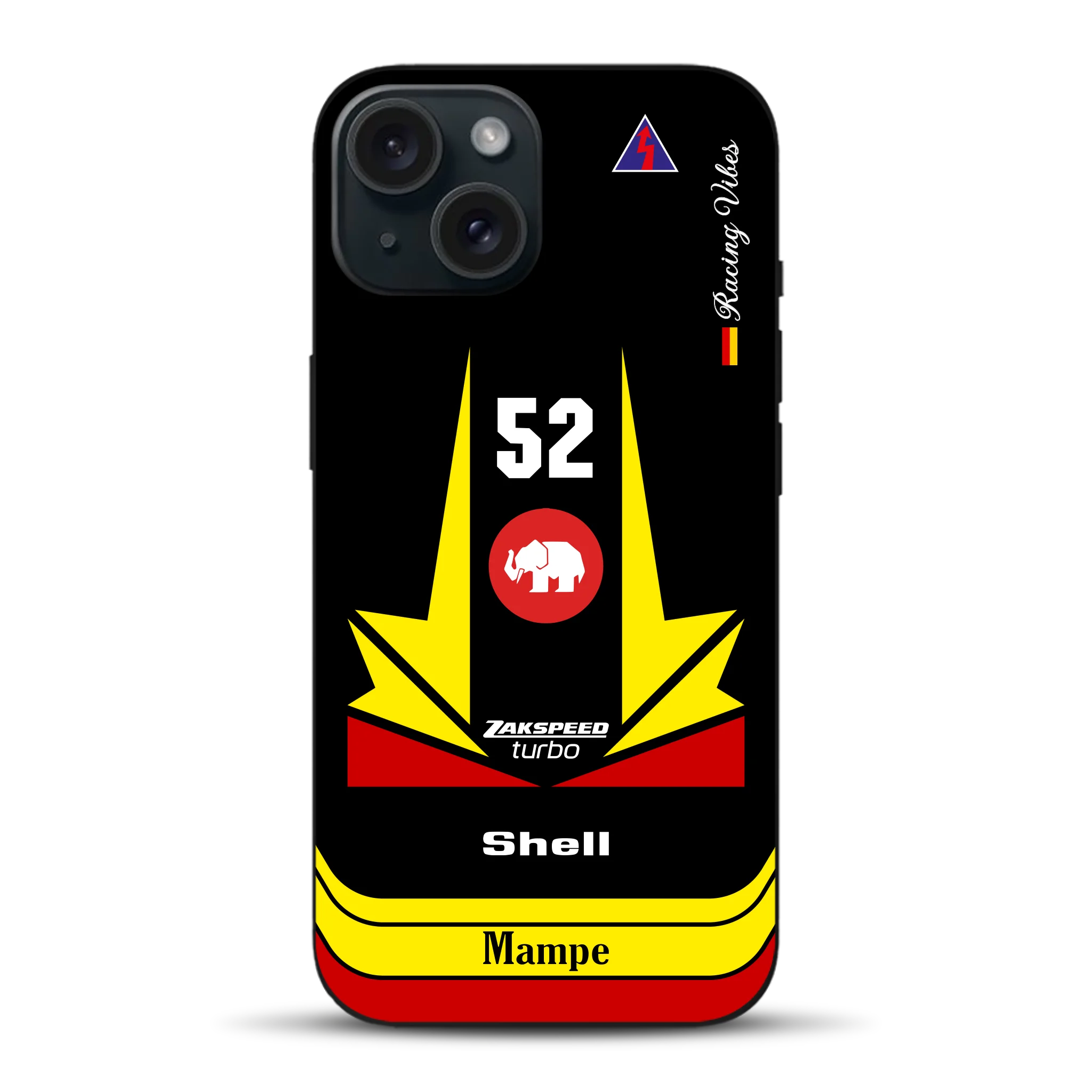 Ford Capri Turbo Gr. 5 DRM 1978 Hans Heyer Livery - Custodia per cellulare personalizzata per iPhone