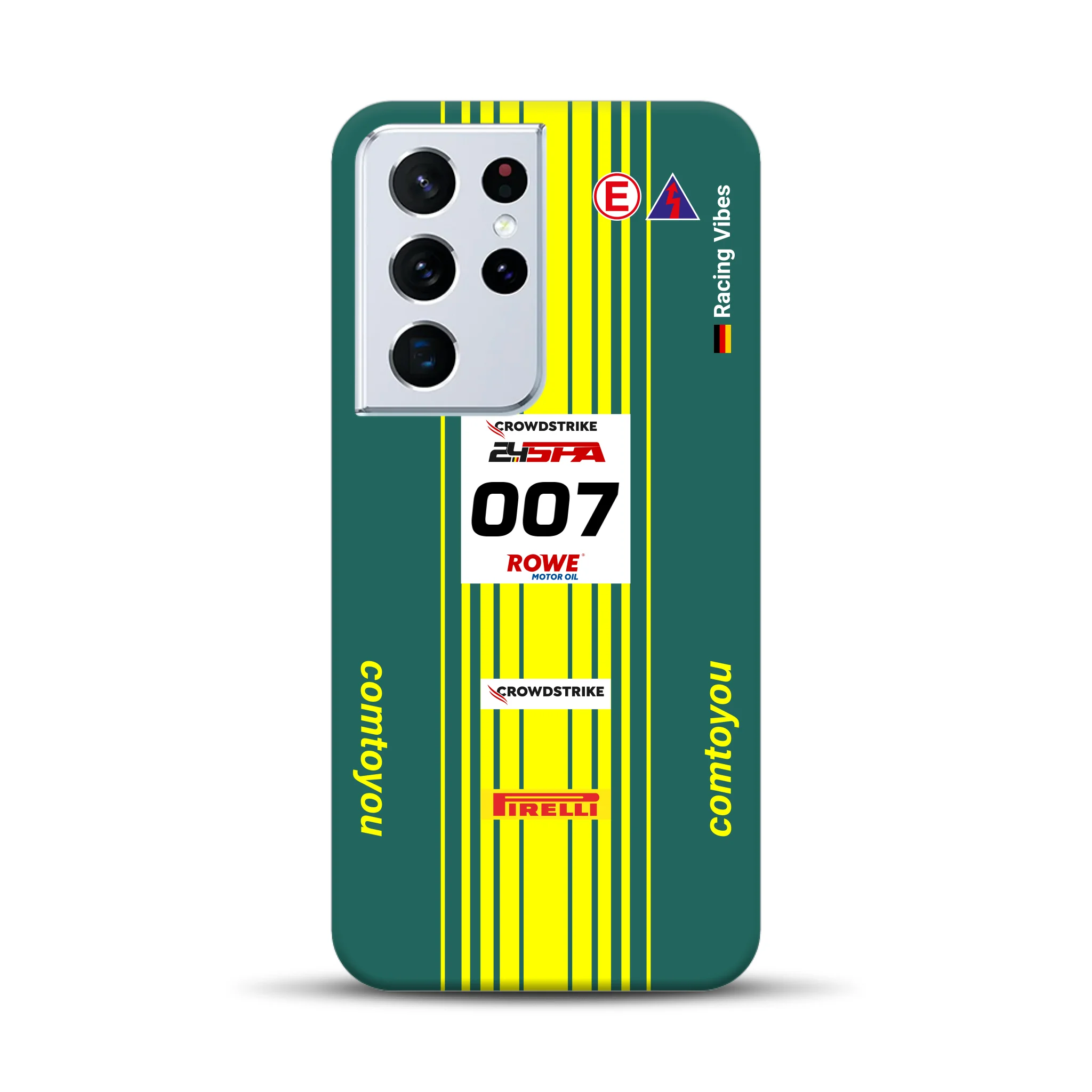 Vantage AMR GT3 Evo #007 Livery - Individuelle Premium Hülle für Samsung