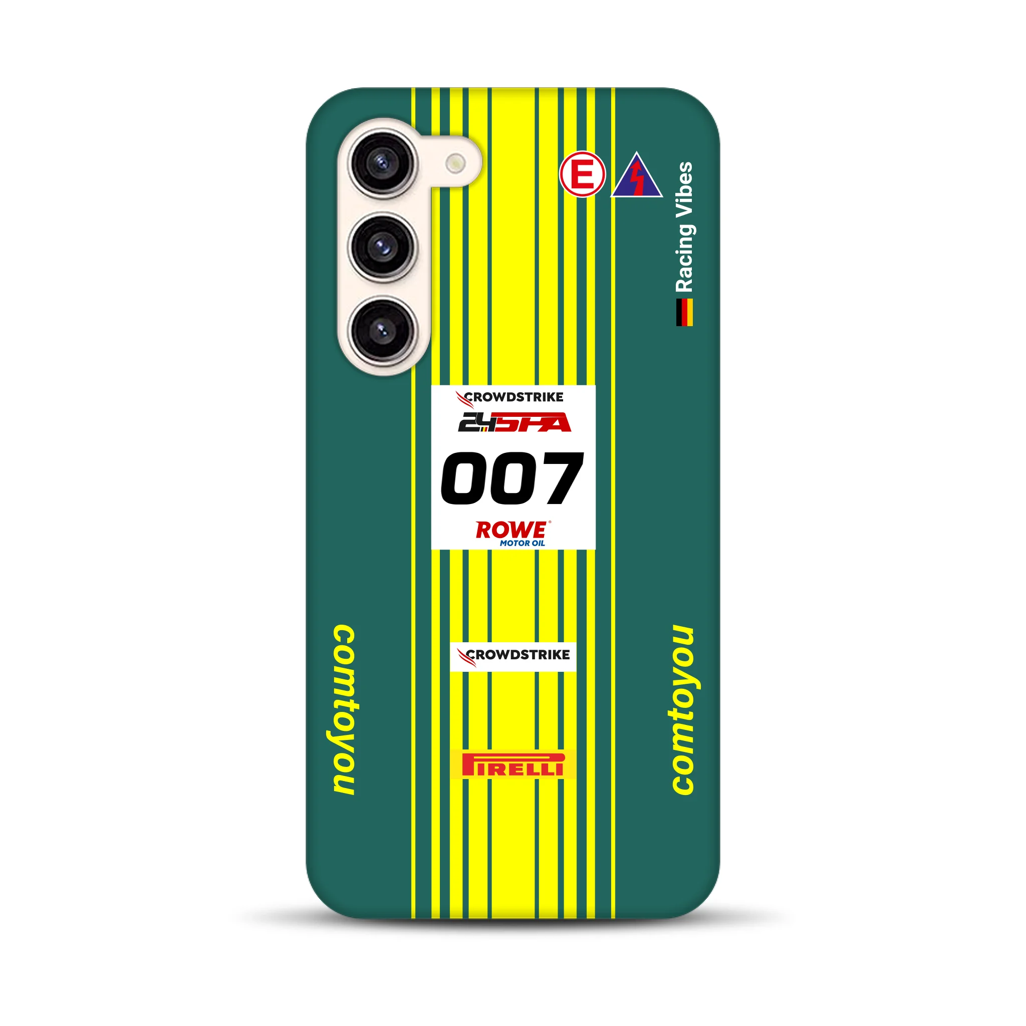 Vantage AMR GT3 Evo #007 Livery - Individuelle Premium Hülle für Samsung