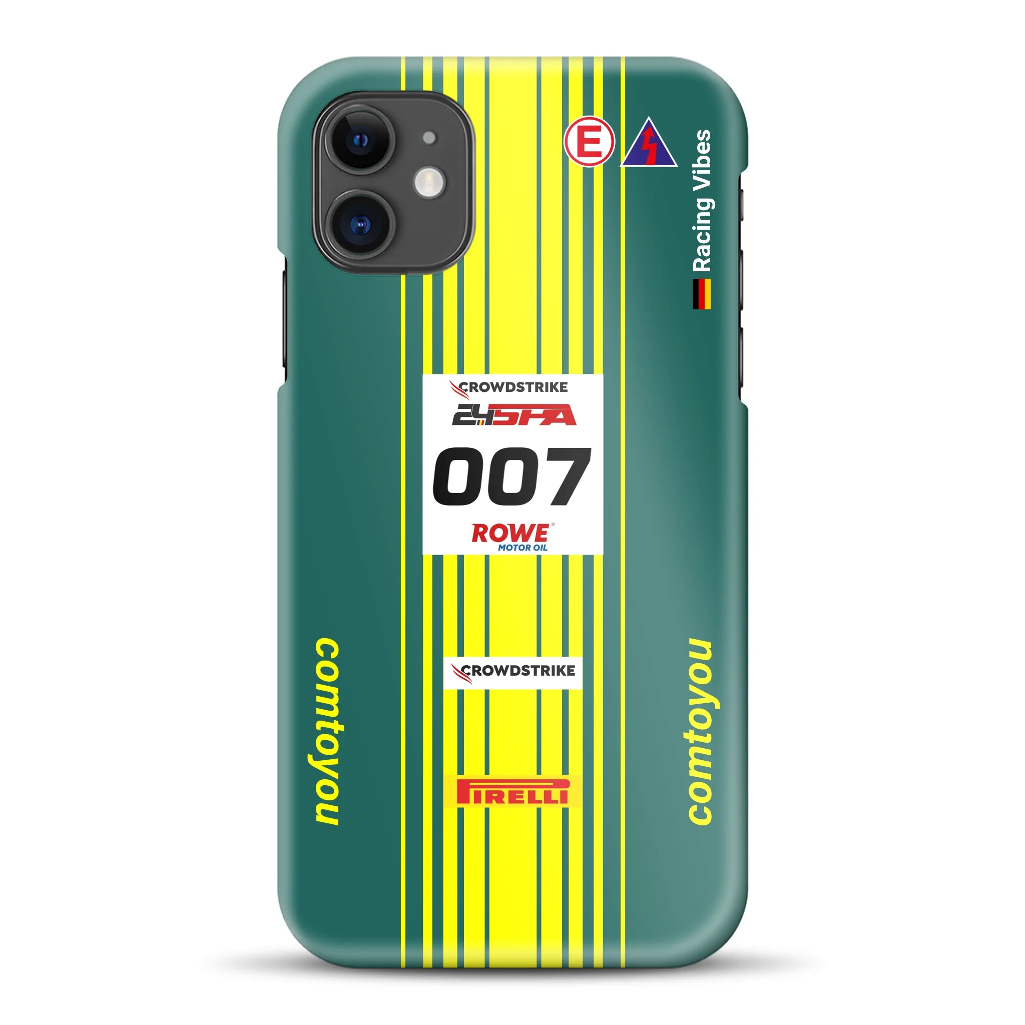 Vantage AMR GT3 Evo #007 Livery - Individuelle Hardcase Hülle für iPhone