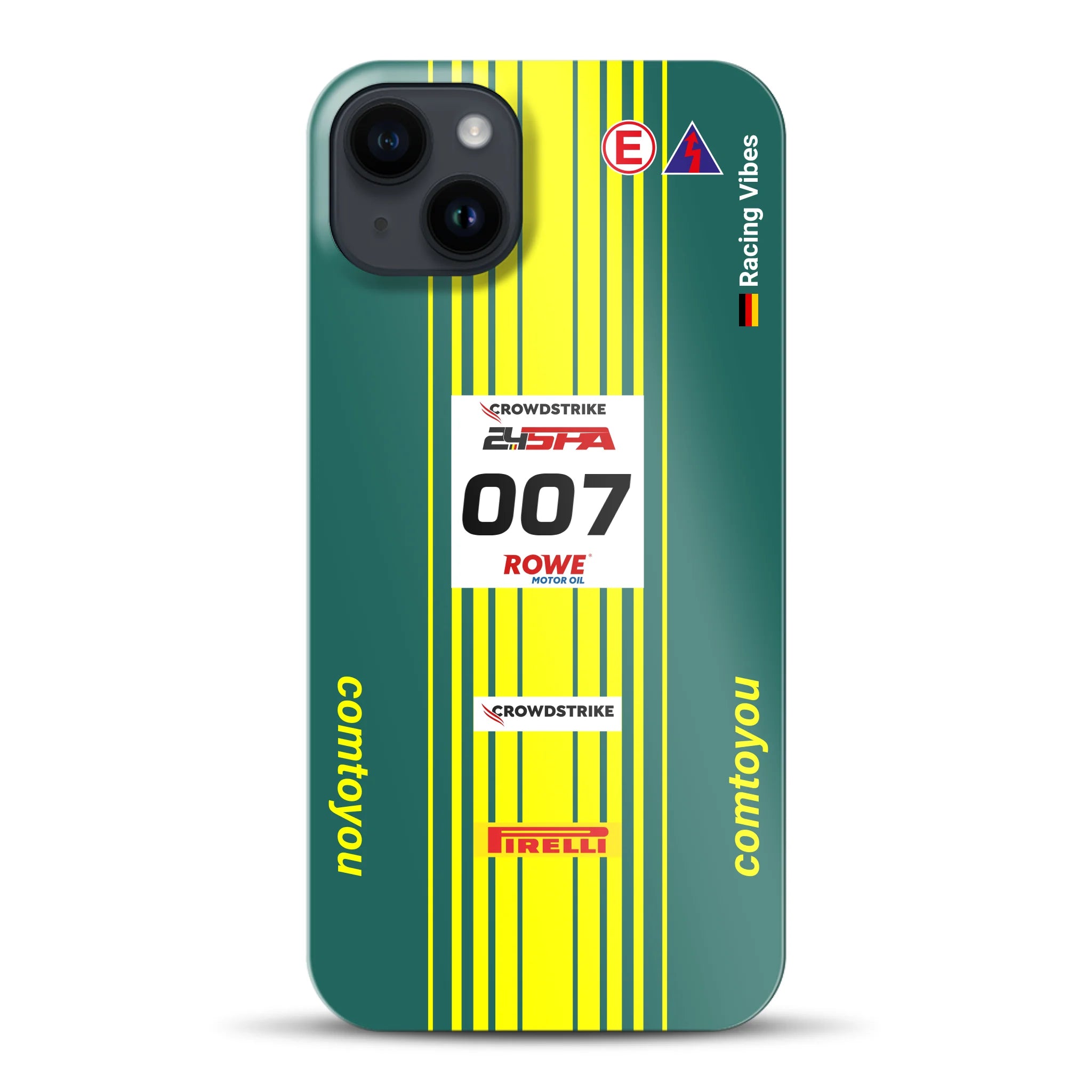 Vantage AMR GT3 Evo #007 Livery - Individuelle Hardcase Hülle für iPhone