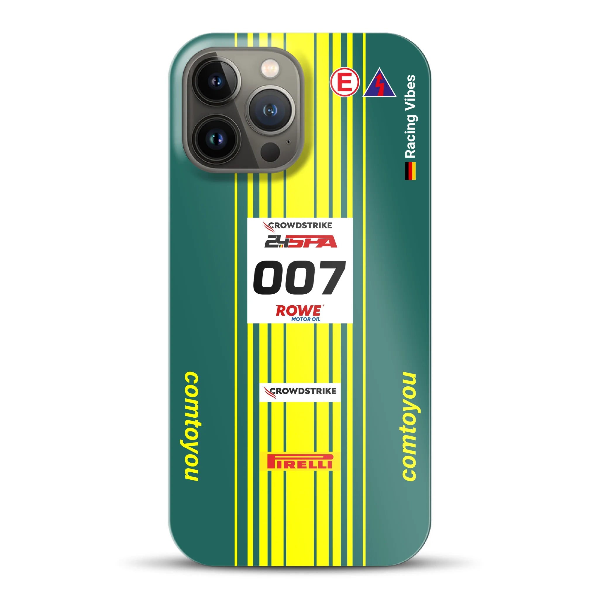 Vantage AMR GT3 Evo #007 Livery - Individuelle Hardcase Hülle für iPhone