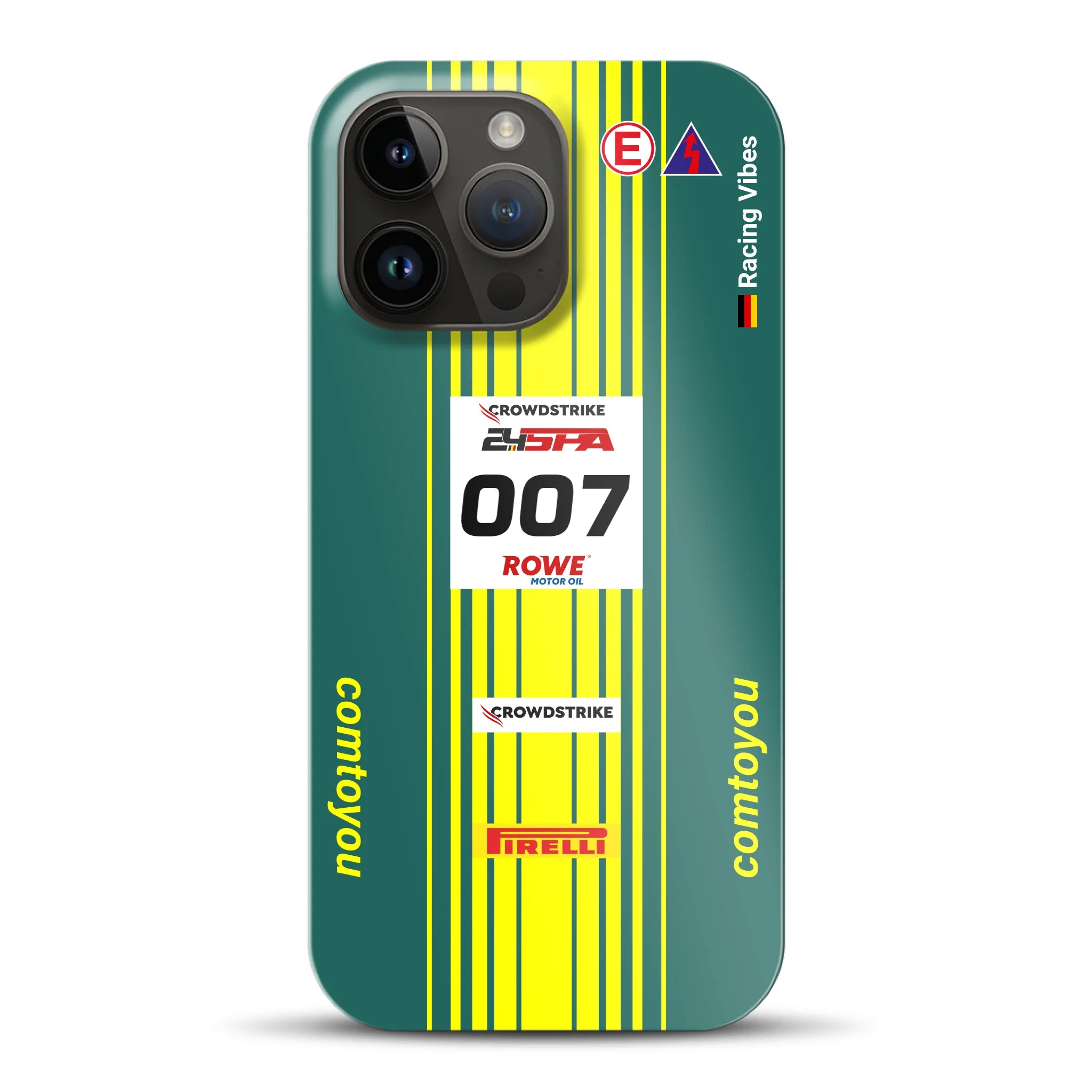 Vantage AMR GT3 Evo #007 Livery - Individuelle Hardcase Hülle für iPhone