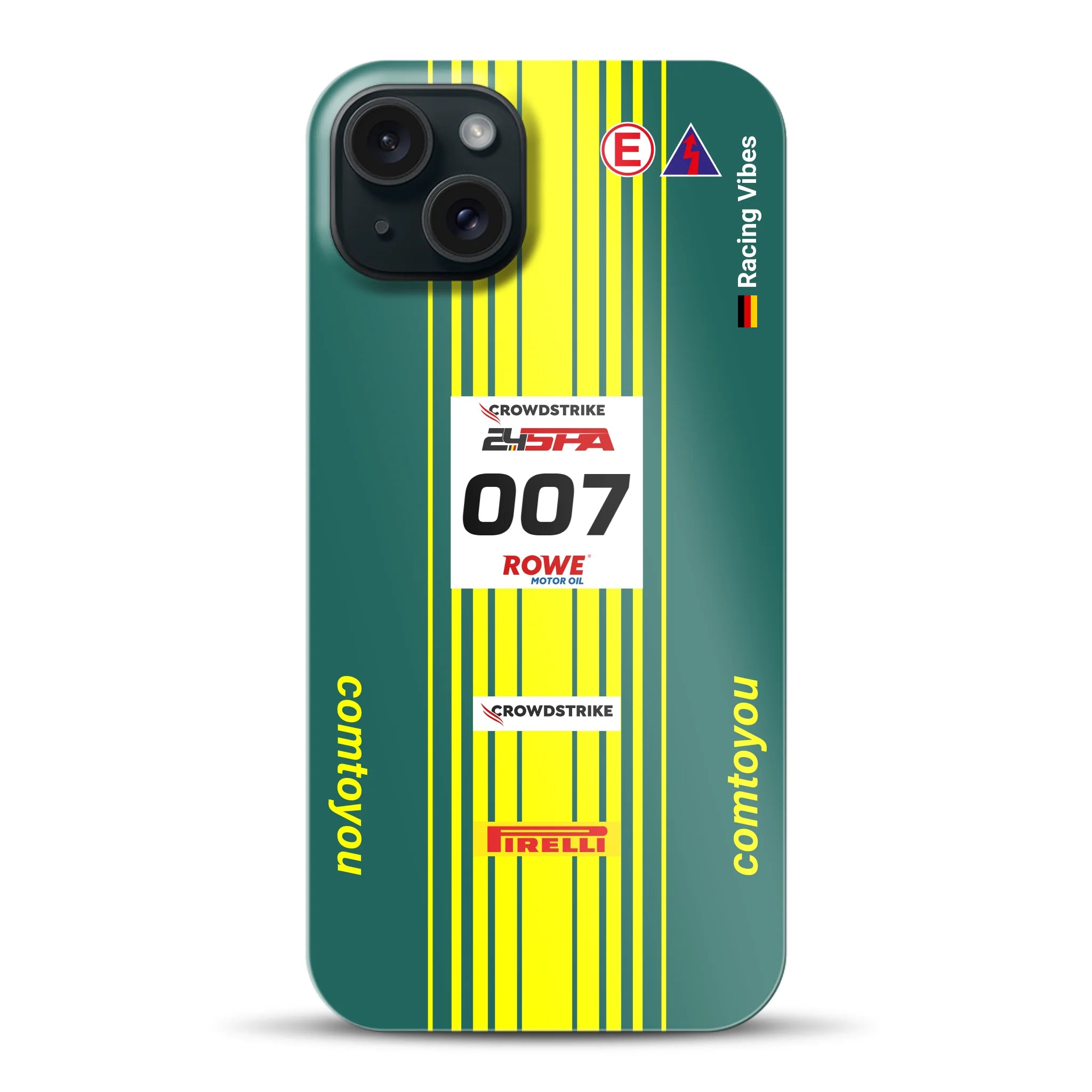 Vantage AMR GT3 Evo #007 Livery - Individuelle Hardcase Hülle für iPhone