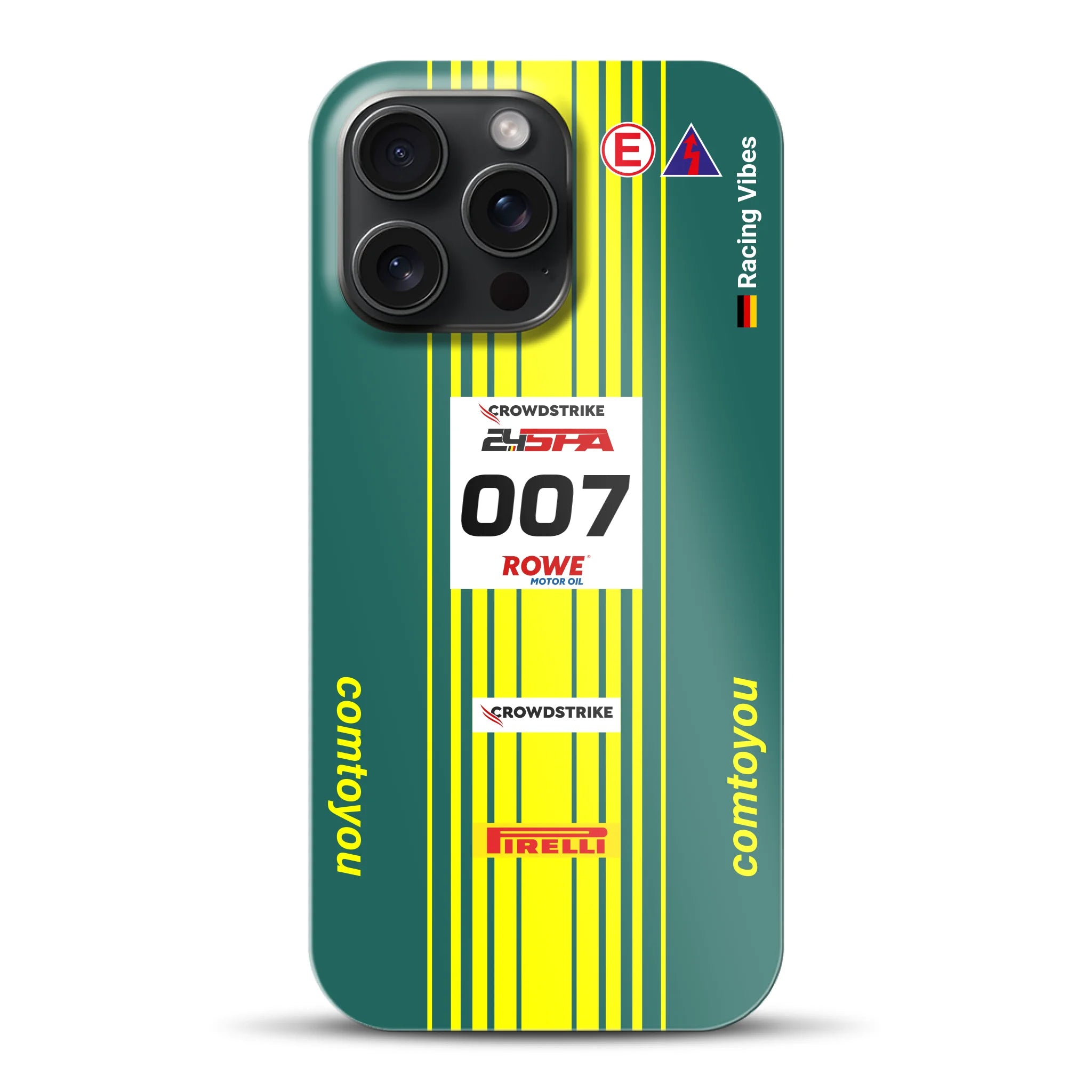 Vantage AMR GT3 Evo #007 Livery - Individuelle Hardcase Hülle für iPhone