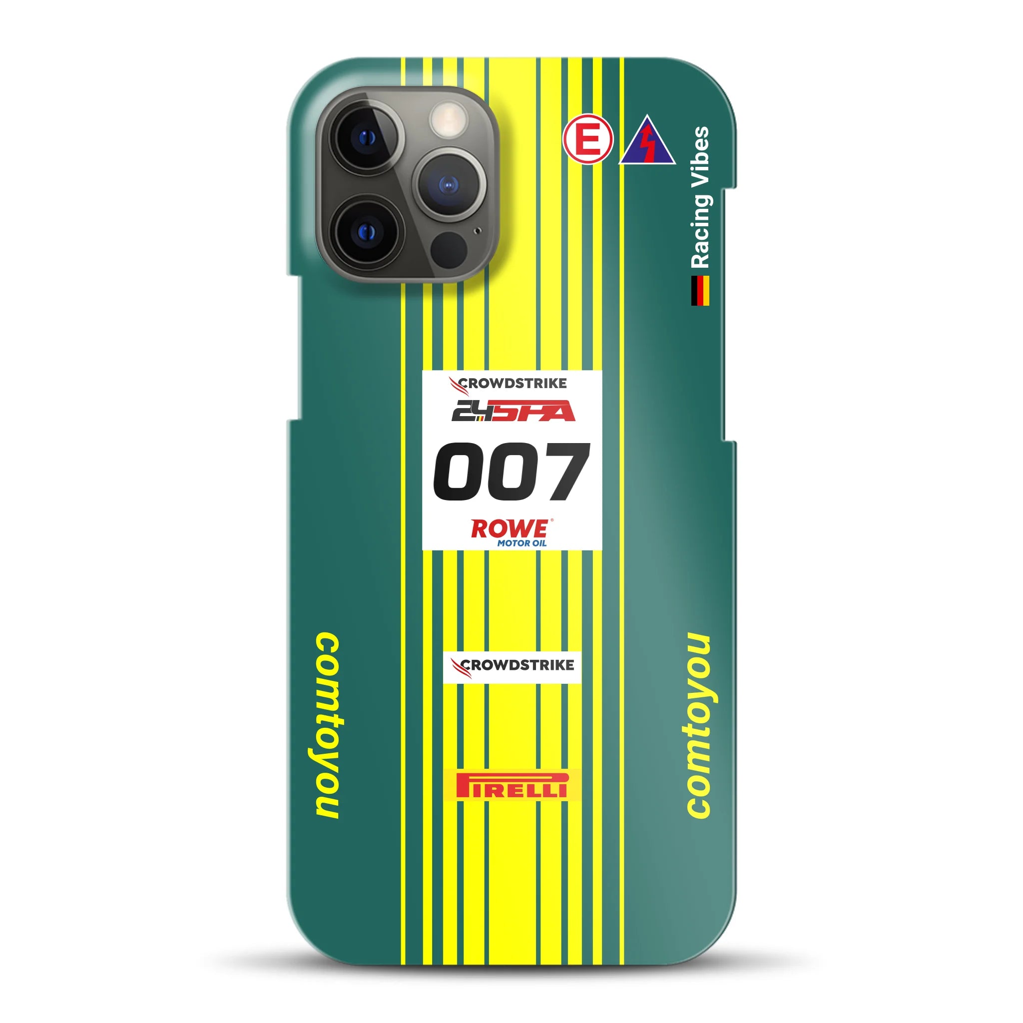 Vantage AMR GT3 Evo #007 Livery - Individuelle Hardcase Hülle für iPhone