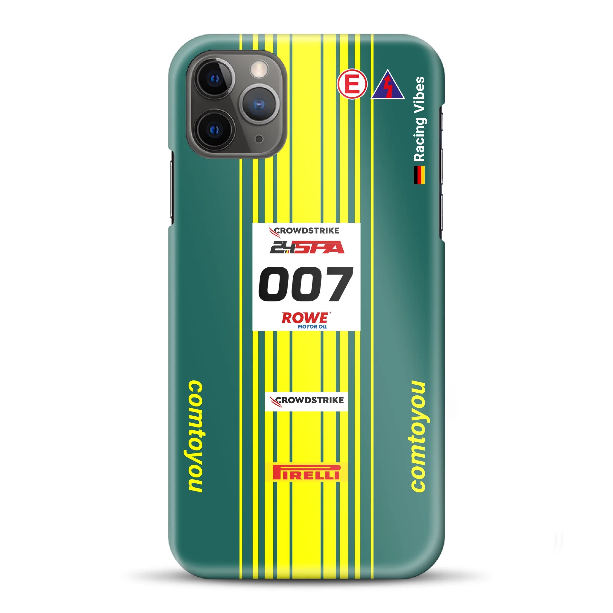 Vantage AMR GT3 Evo #007 Livery - Individuelle Hardcase Hülle für iPhone