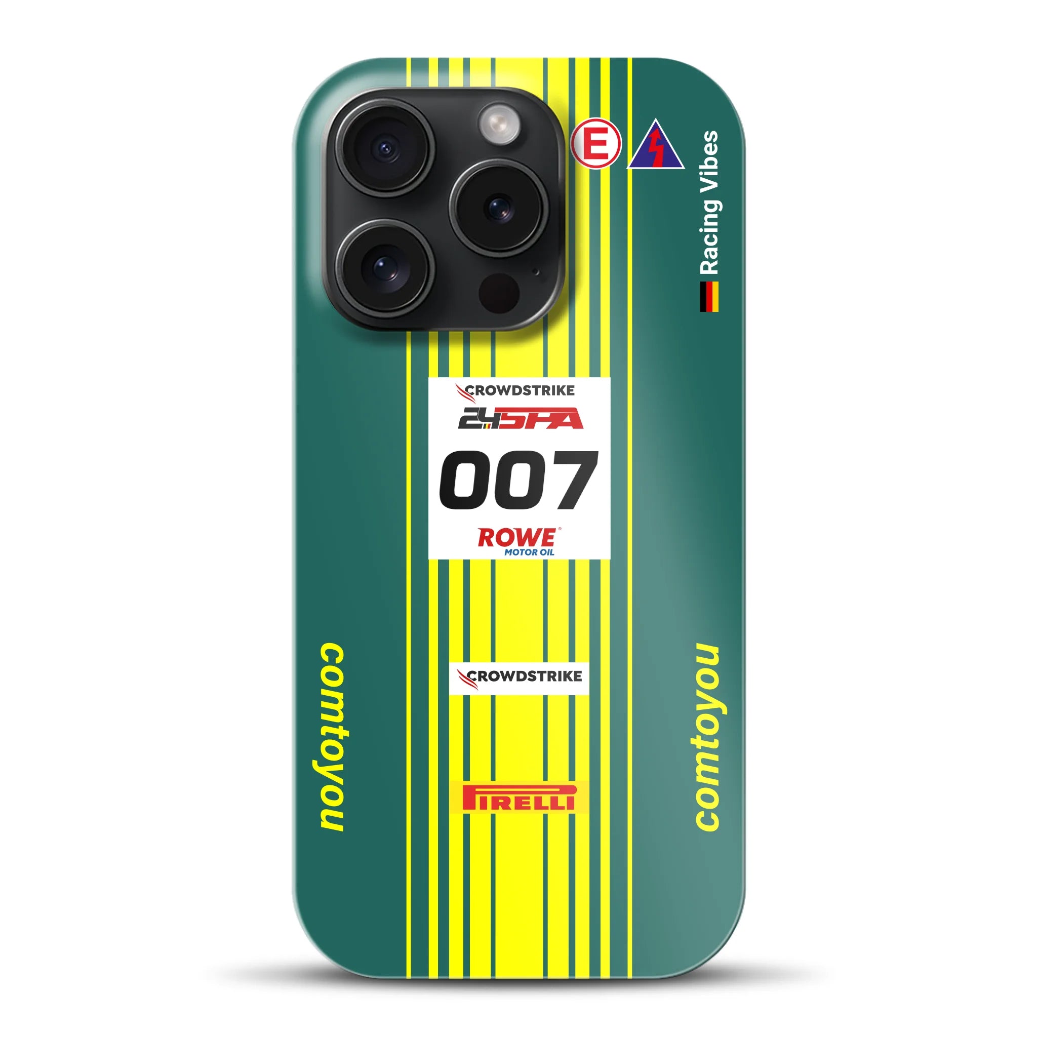 Vantage AMR GT3 Evo #007 Livery - Individuelle Hardcase Hülle für iPhone
