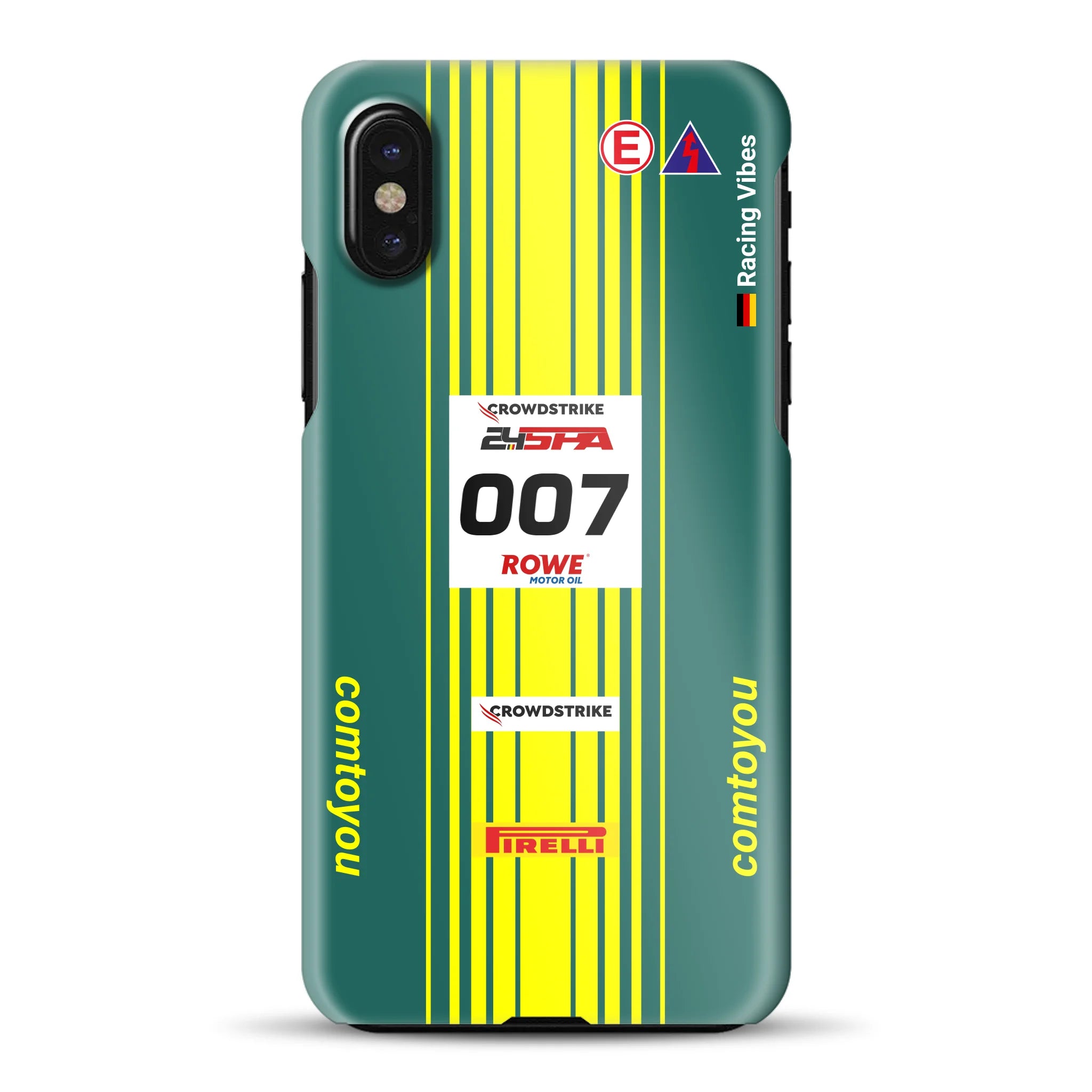 Vantage AMR GT3 Evo #007 Livery - Individuelle Hardcase Hülle für iPhone