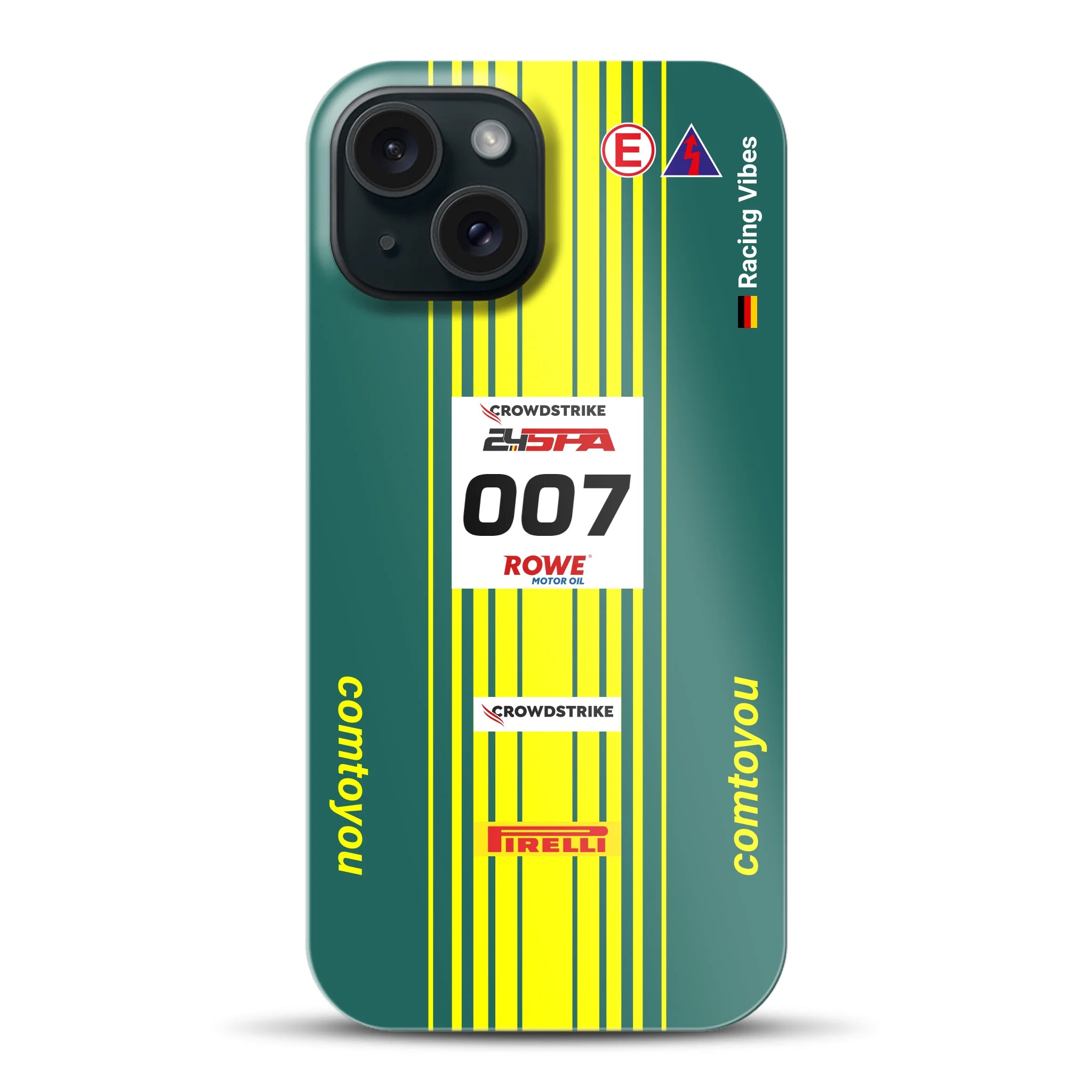 Vantage AMR GT3 Evo #007 Livery - Individuelle Hardcase Hülle für iPhone
