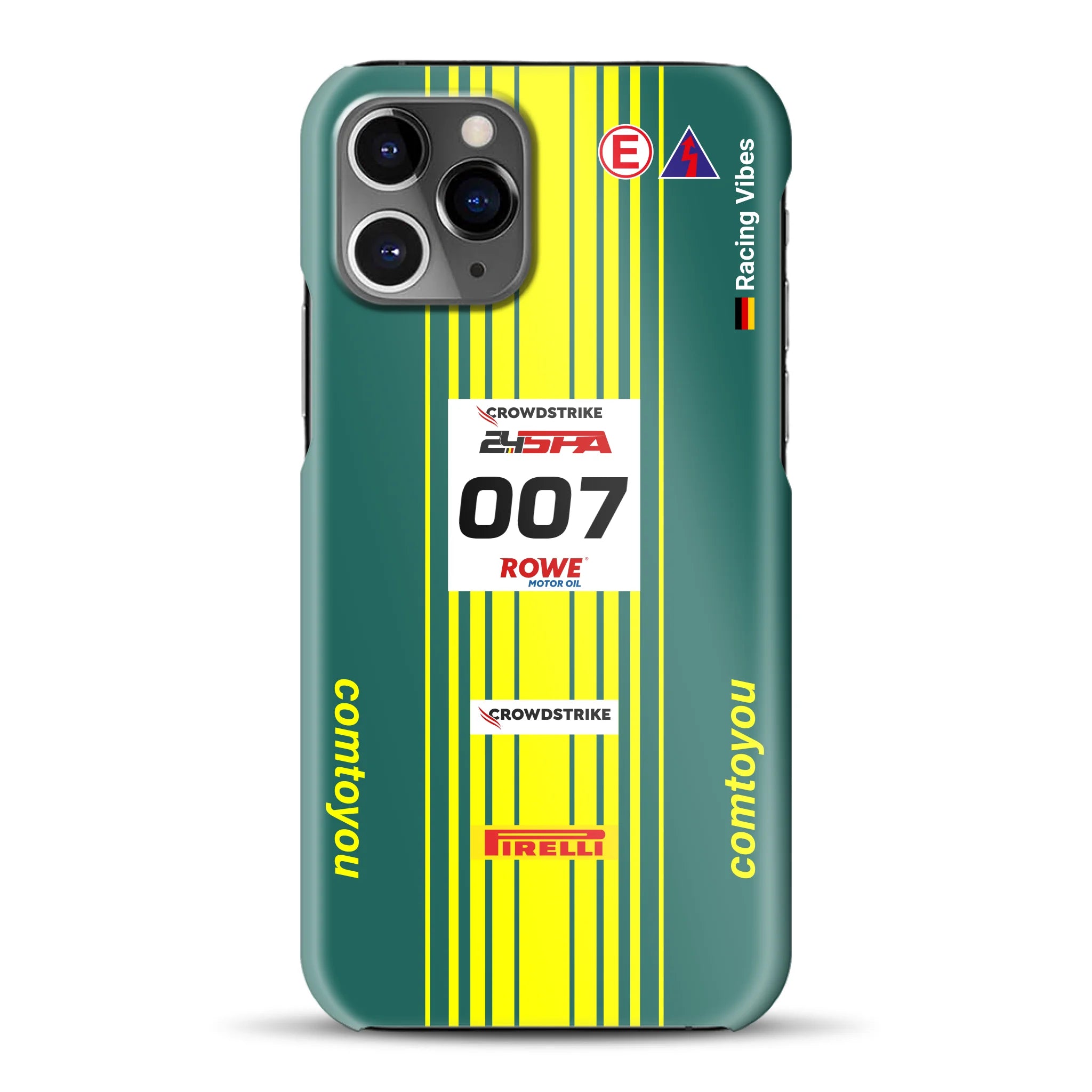 Vantage AMR GT3 Evo #007 Livery - Individuelle Hardcase Hülle für iPhone