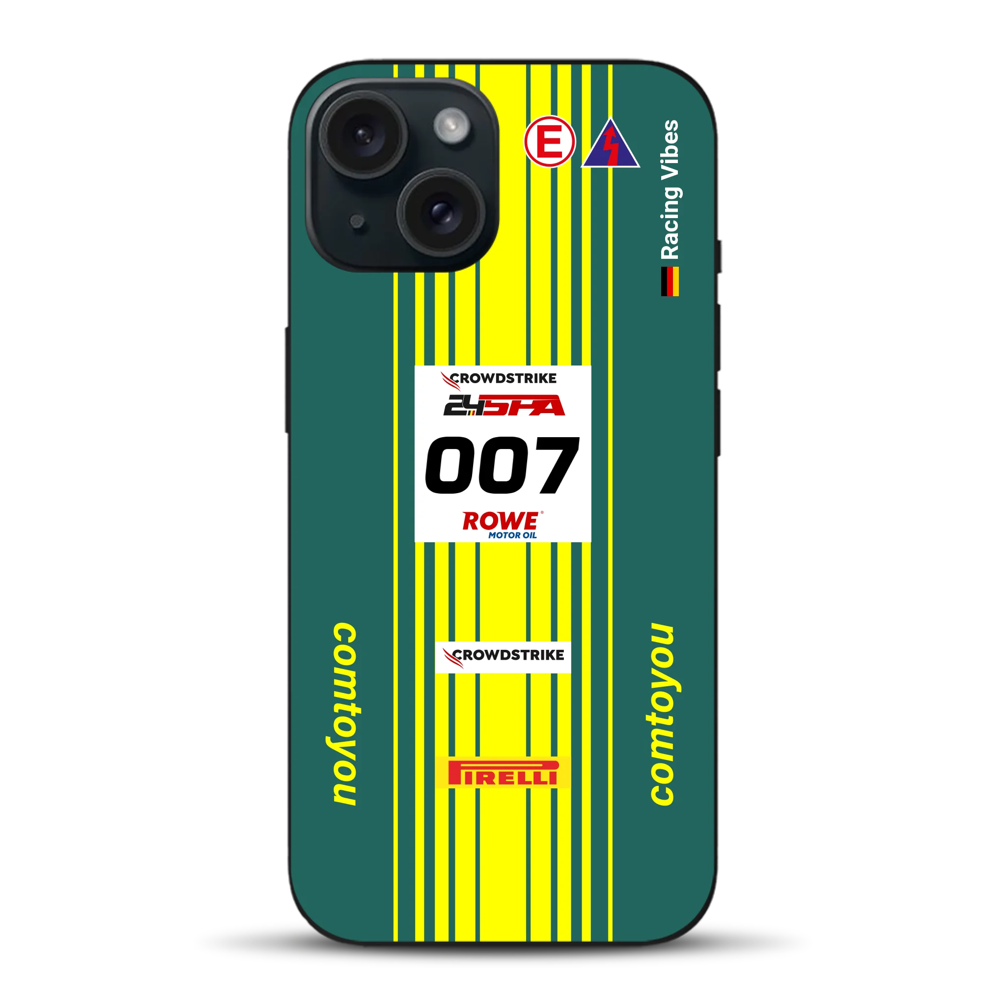 Vantage AMR GT3 Evo #007 Livery - Custodia per cellulare personalizzata per iPhone