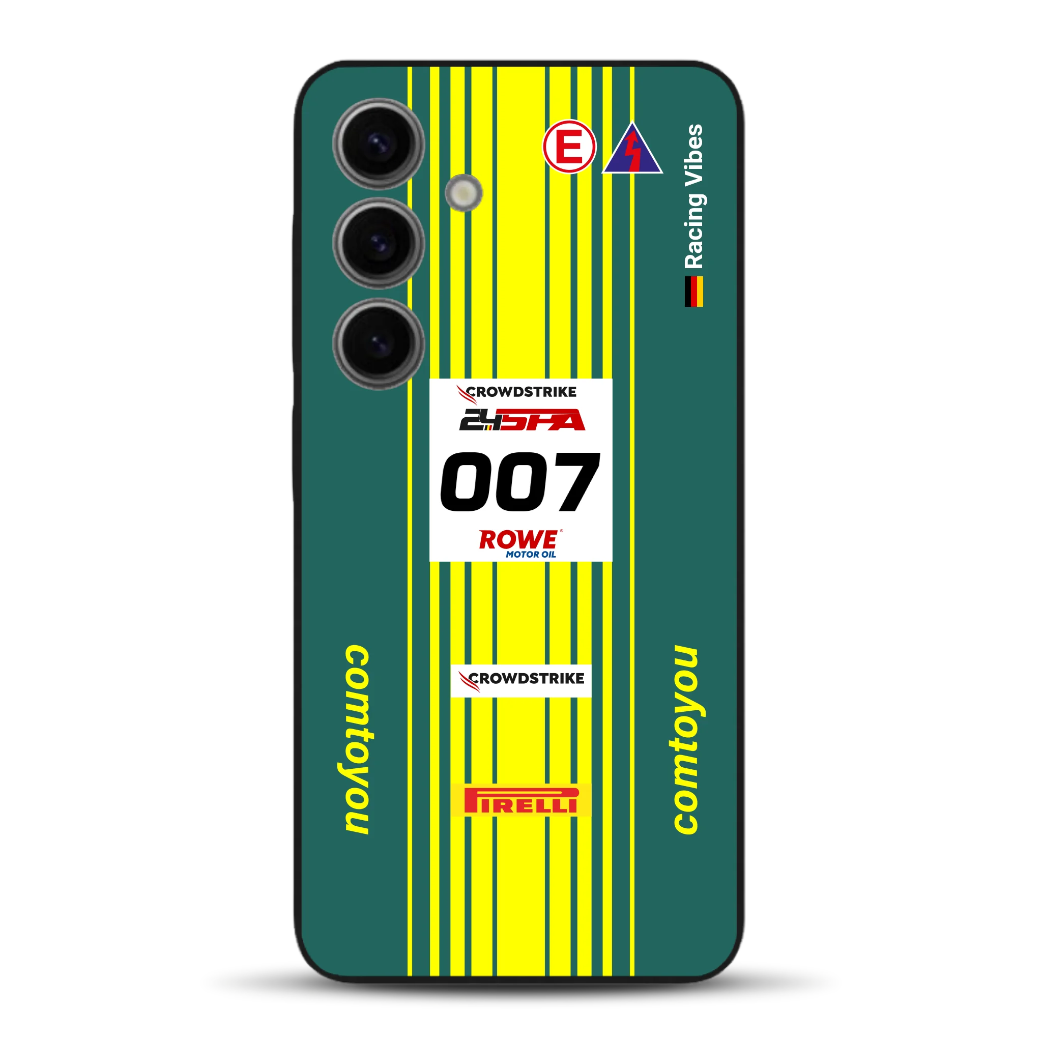 Vantage AMR GT3 Evo #007 Livery - Housse de téléphone portable personnalisée pour Samsung