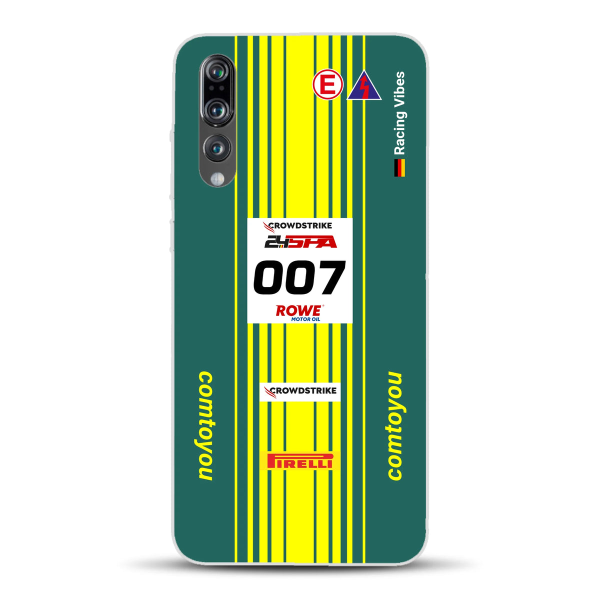 Vantage AMR GT3 Evo #007 Livery - Housse de téléphone portable personnalisée pour Huawei