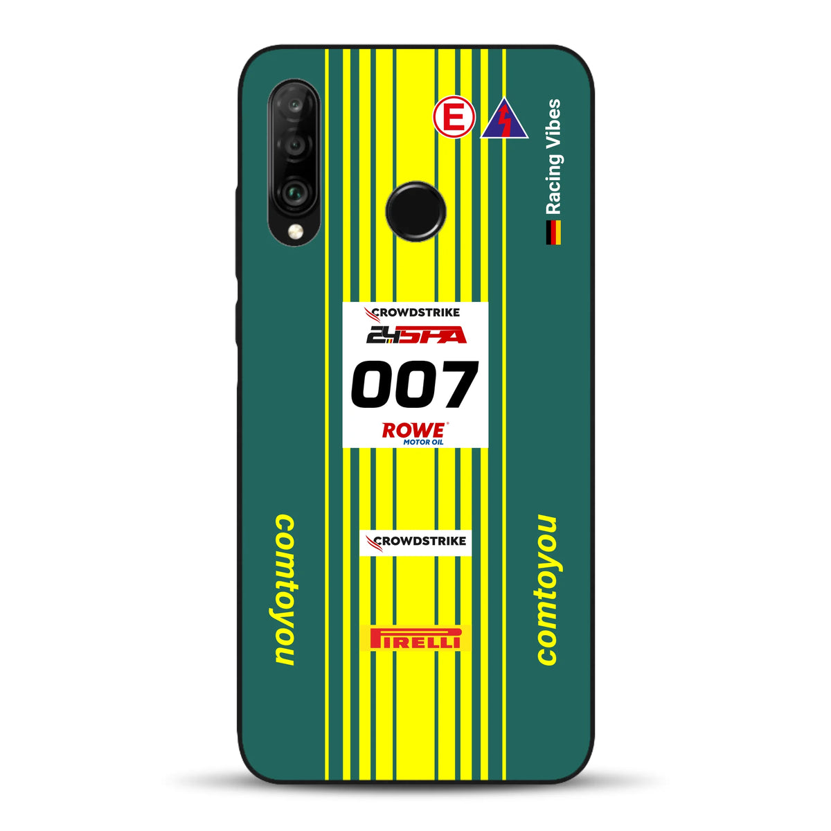 Vantage AMR GT3 Evo #007 Livery - Housse de téléphone portable personnalisée pour Huawei