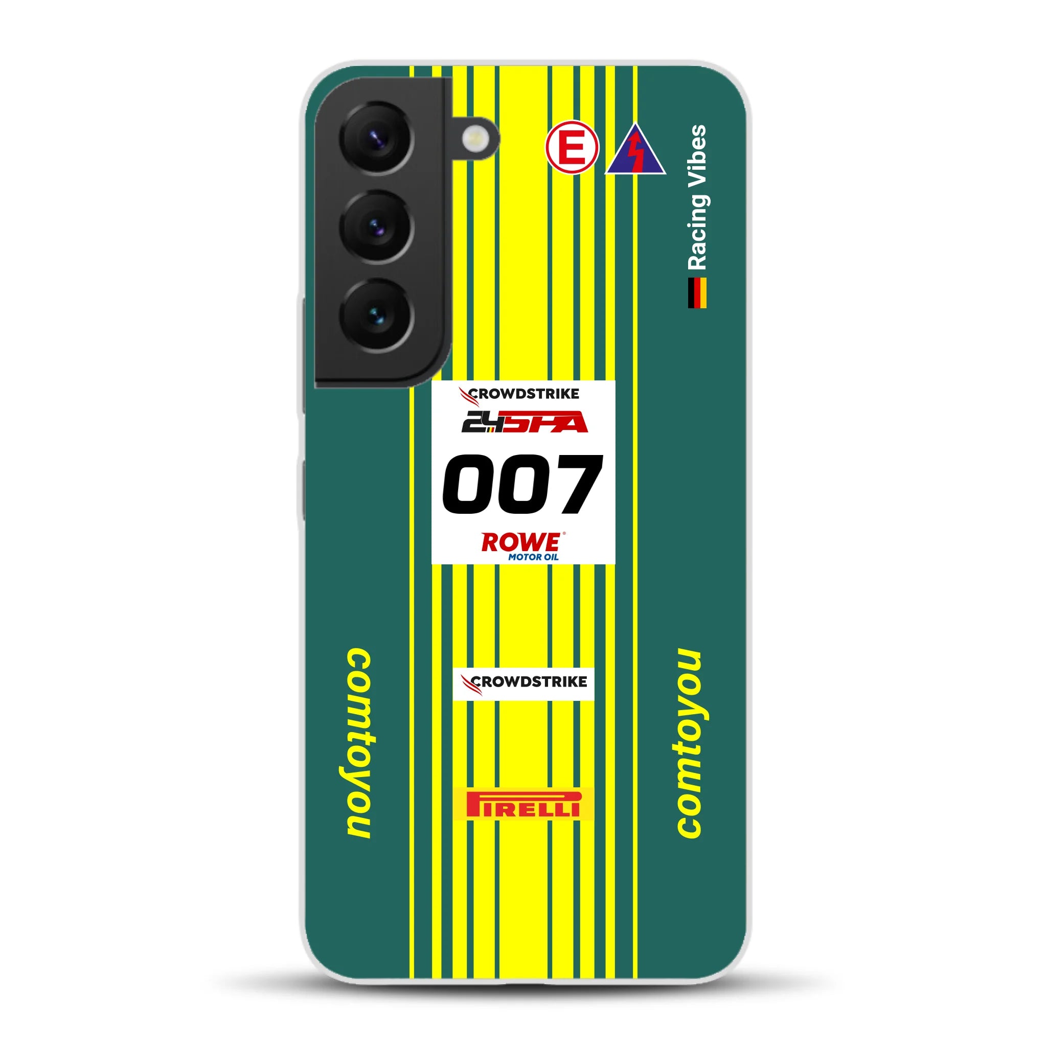 Vantage AMR GT3 Evo #007 Livery - Housse de téléphone portable personnalisée pour Samsung