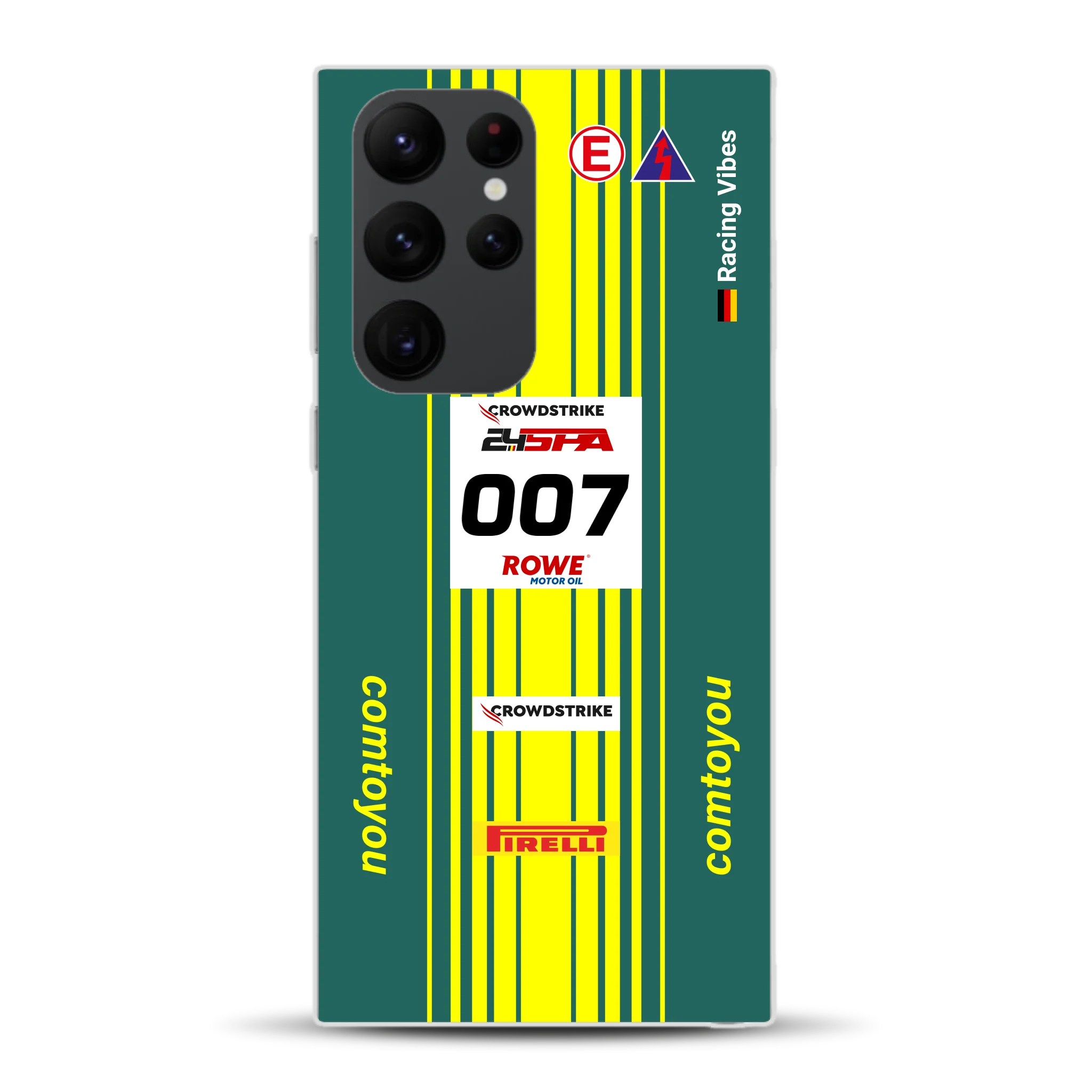 Vantage AMR GT3 Evo #007 Livery - Housse de téléphone portable personnalisée pour Samsung