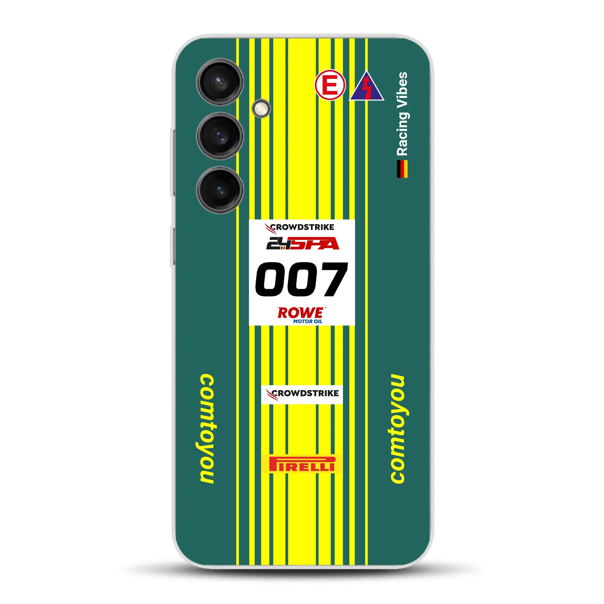 Vantage AMR GT3 Evo #007 Livery - Housse de téléphone portable personnalisée pour Samsung