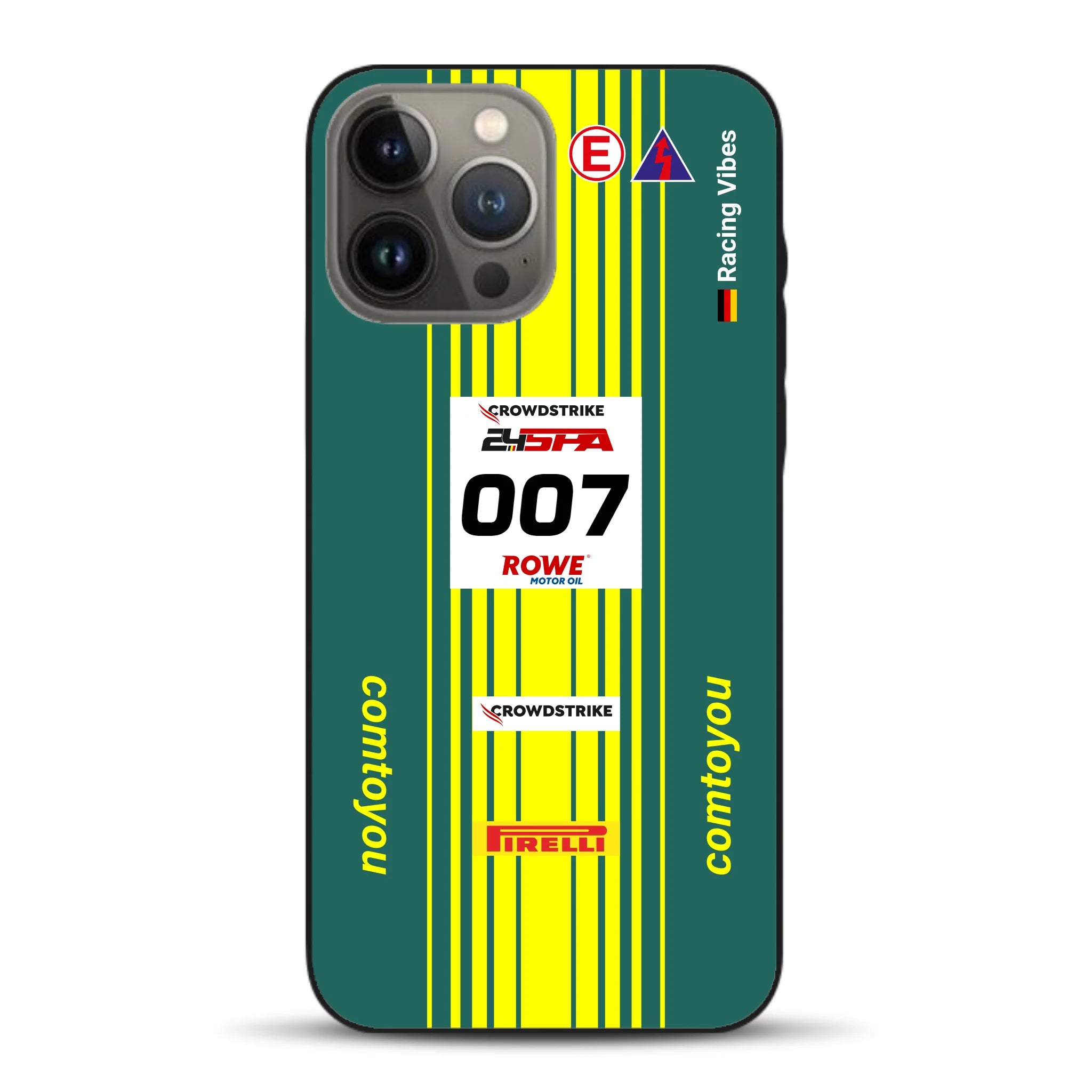 Vantage AMR GT3 Evo #007 Livery - Housse de téléphone portable personnalisée pour iPhone