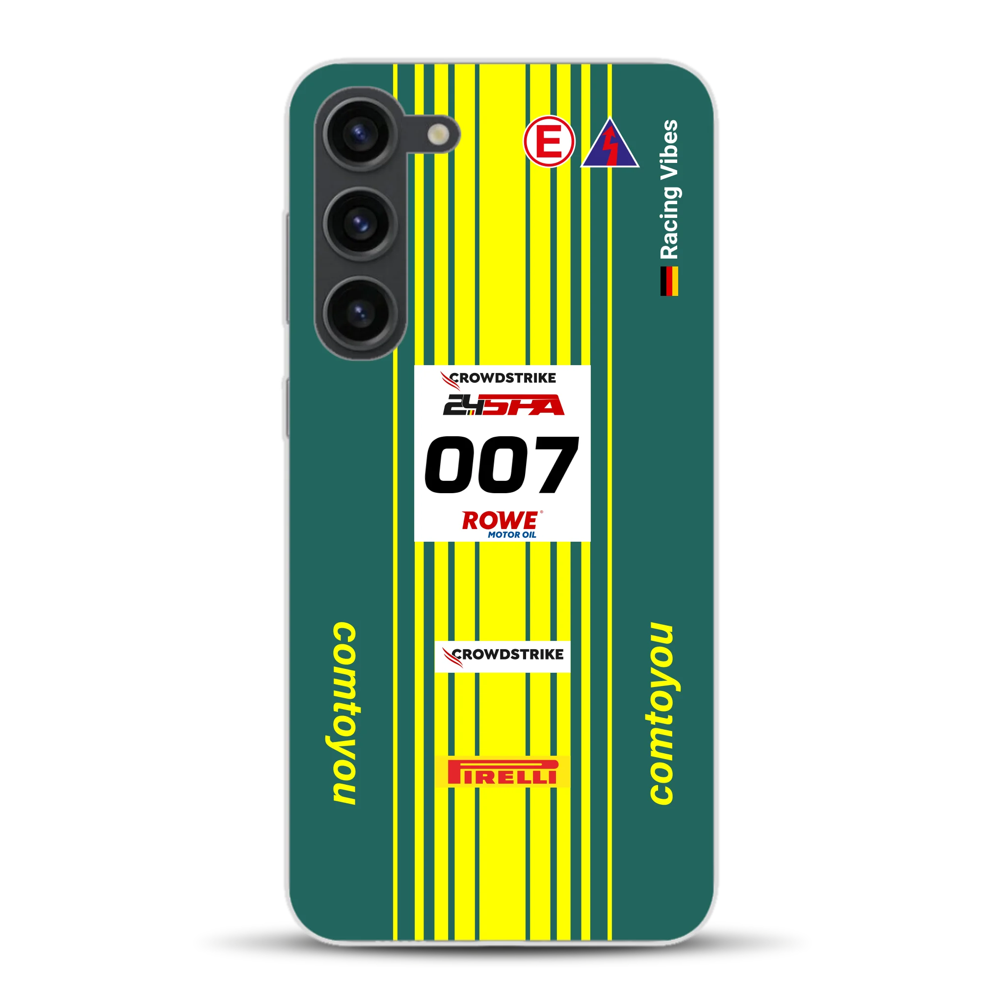 Vantage AMR GT3 Evo #007 Livery - Housse de téléphone portable personnalisée pour Samsung