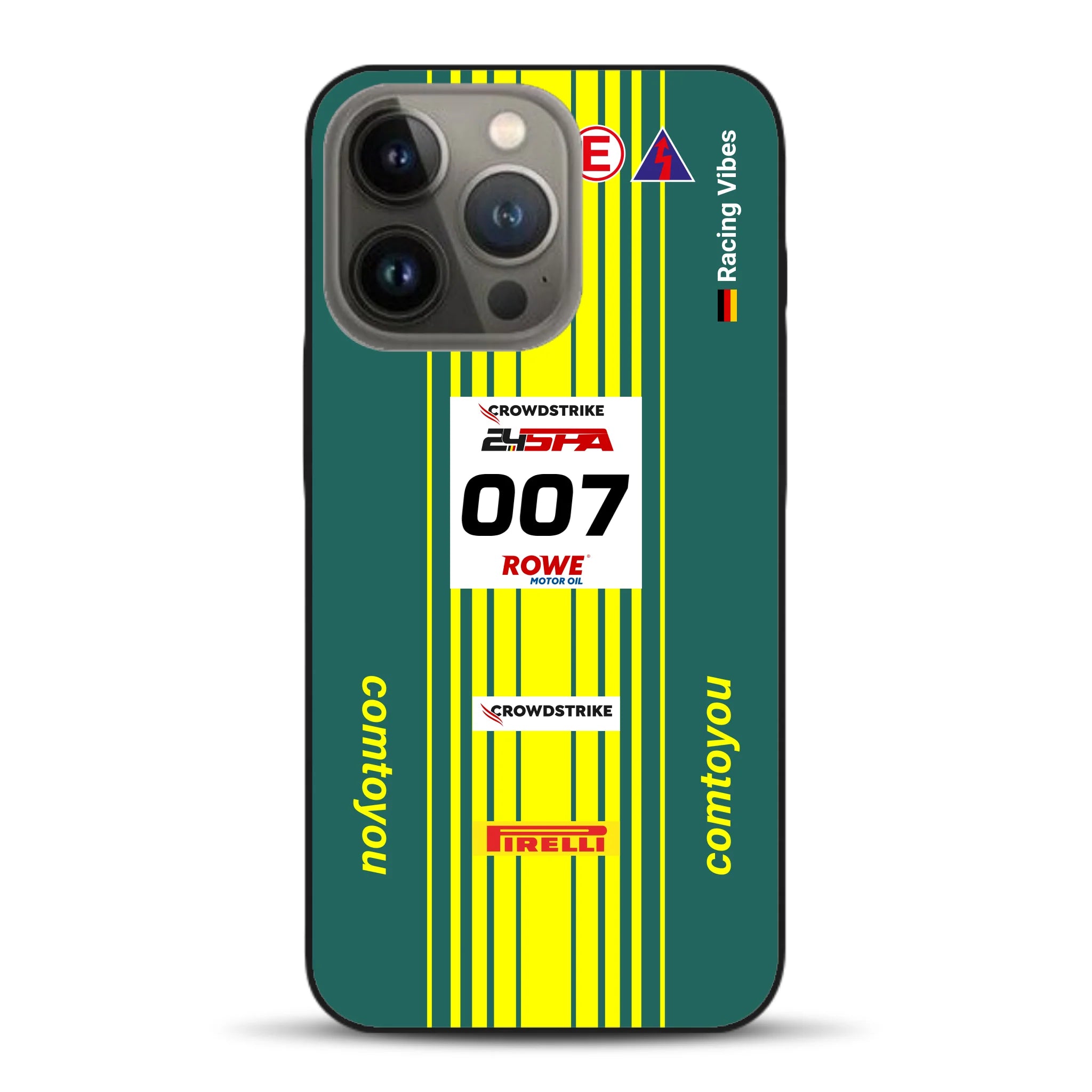 Vantage AMR GT3 Evo #007 Livery - Housse de téléphone portable personnalisée pour iPhone