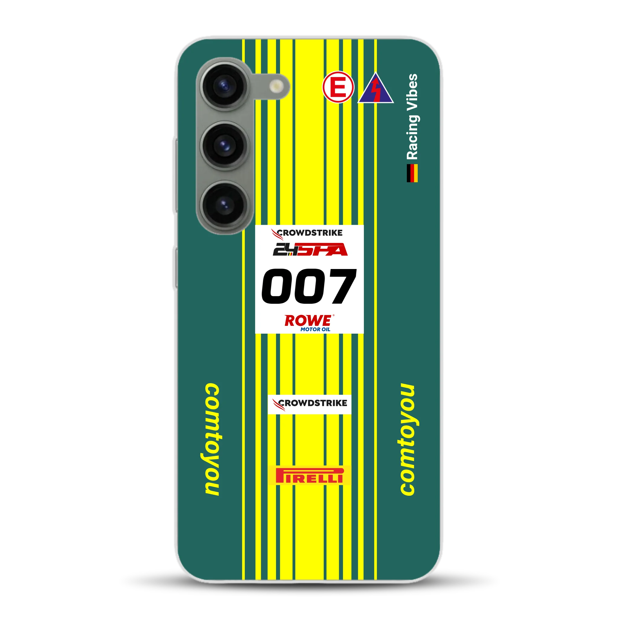Vantage AMR GT3 Evo #007 Livery - Housse de téléphone portable personnalisée pour Samsung